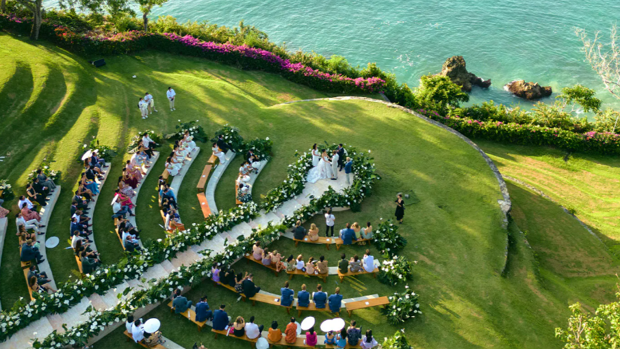 all inclusive wedding ceremony with sea view