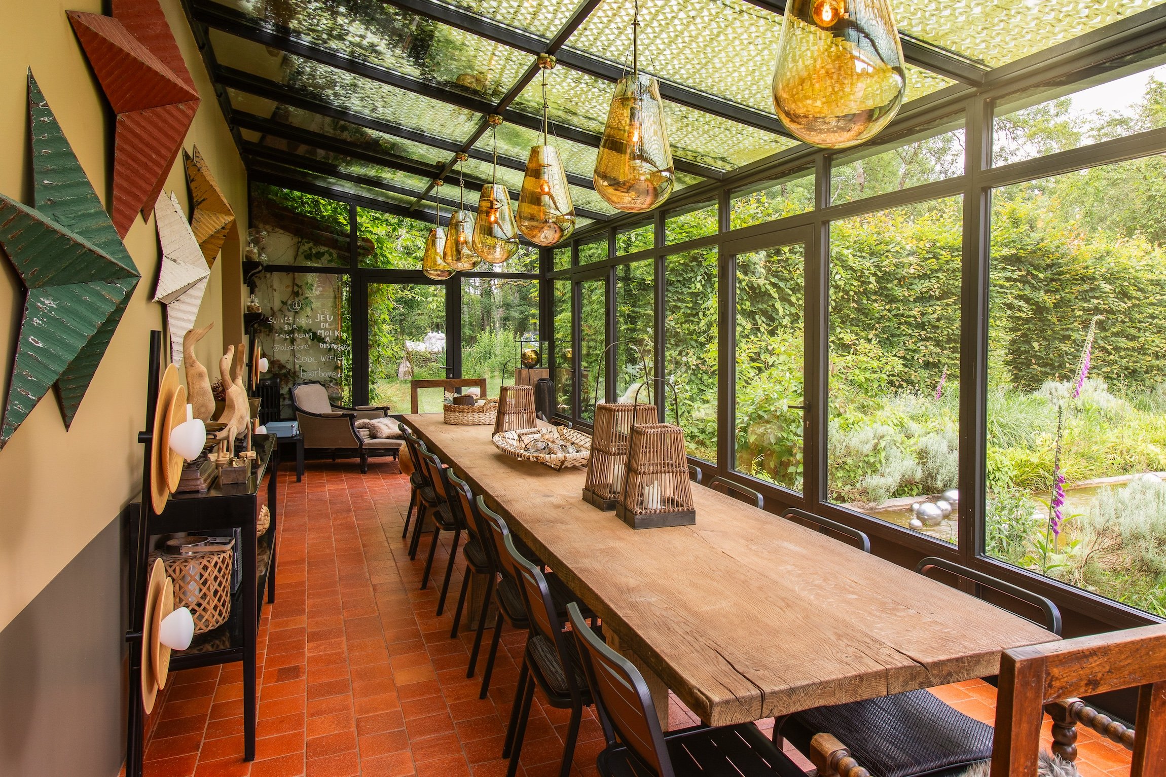 luxury villa Loire table