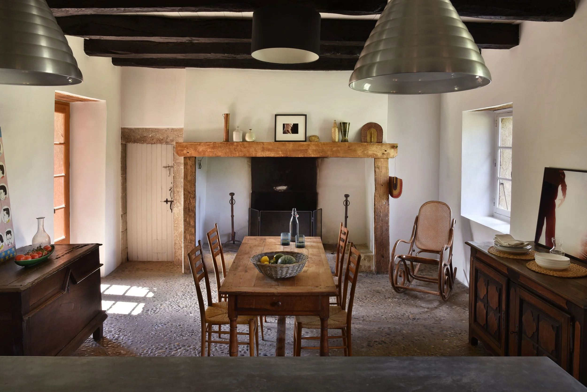 luxury chateau Dordogne living room