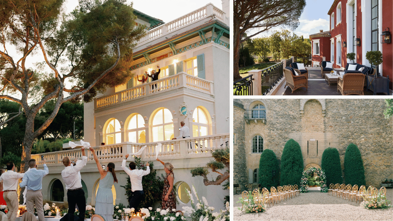 luxury villa beach wedding destinations in Europe