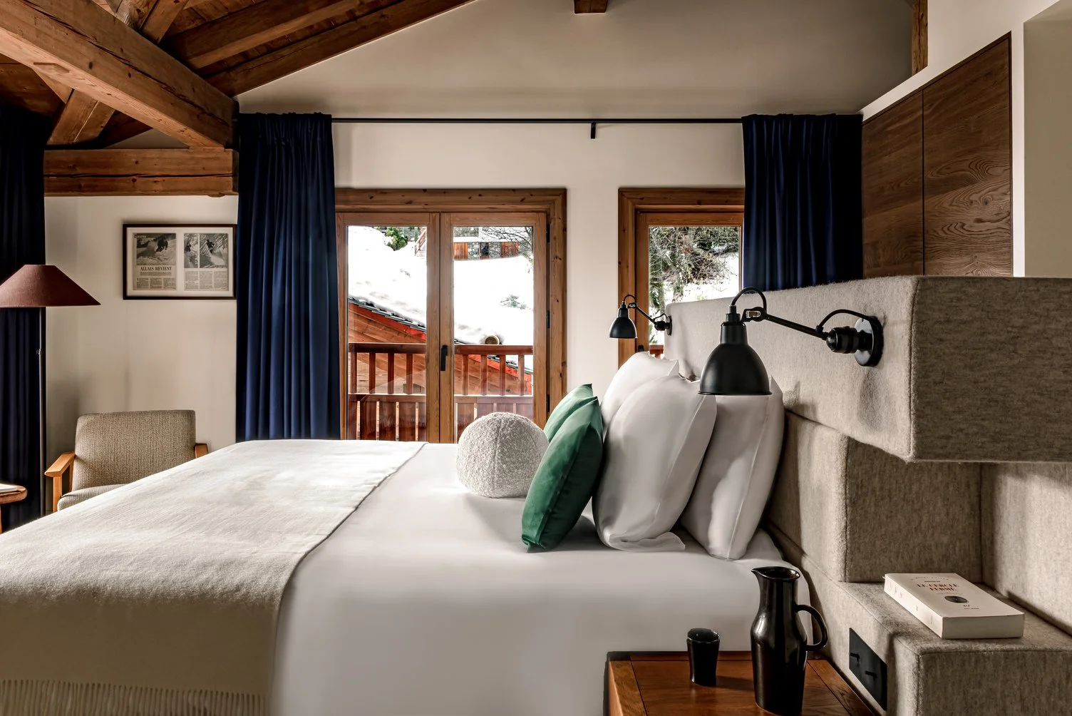 courchevel 1550 chenus luxury chalet bedroom