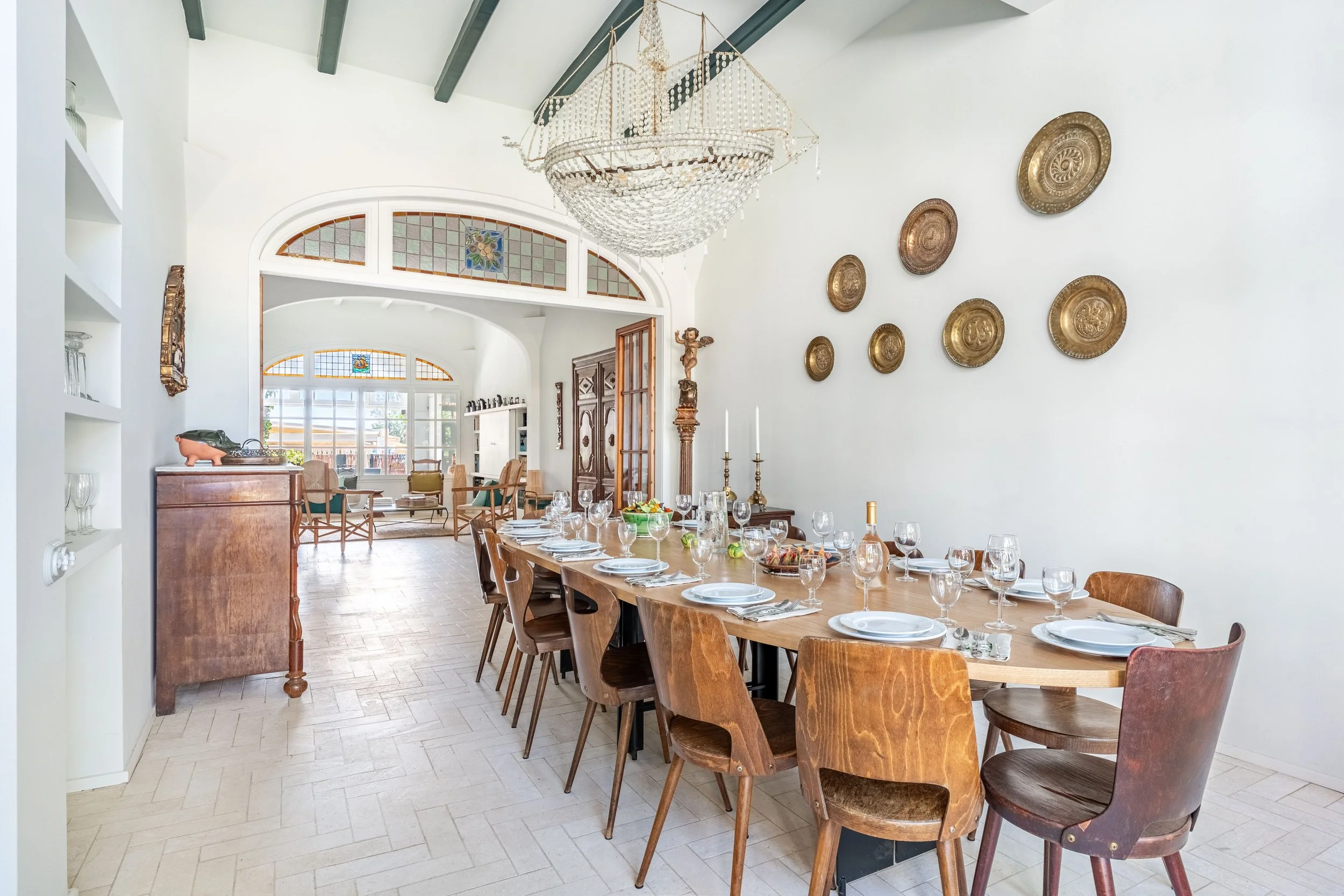 luxury villa in cadaques village living room