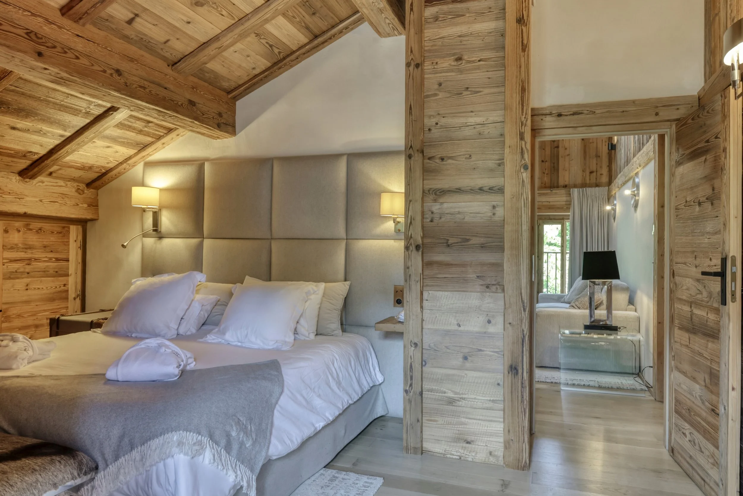 Luxury chalet for rent in Megève Mont Blanc bedroom