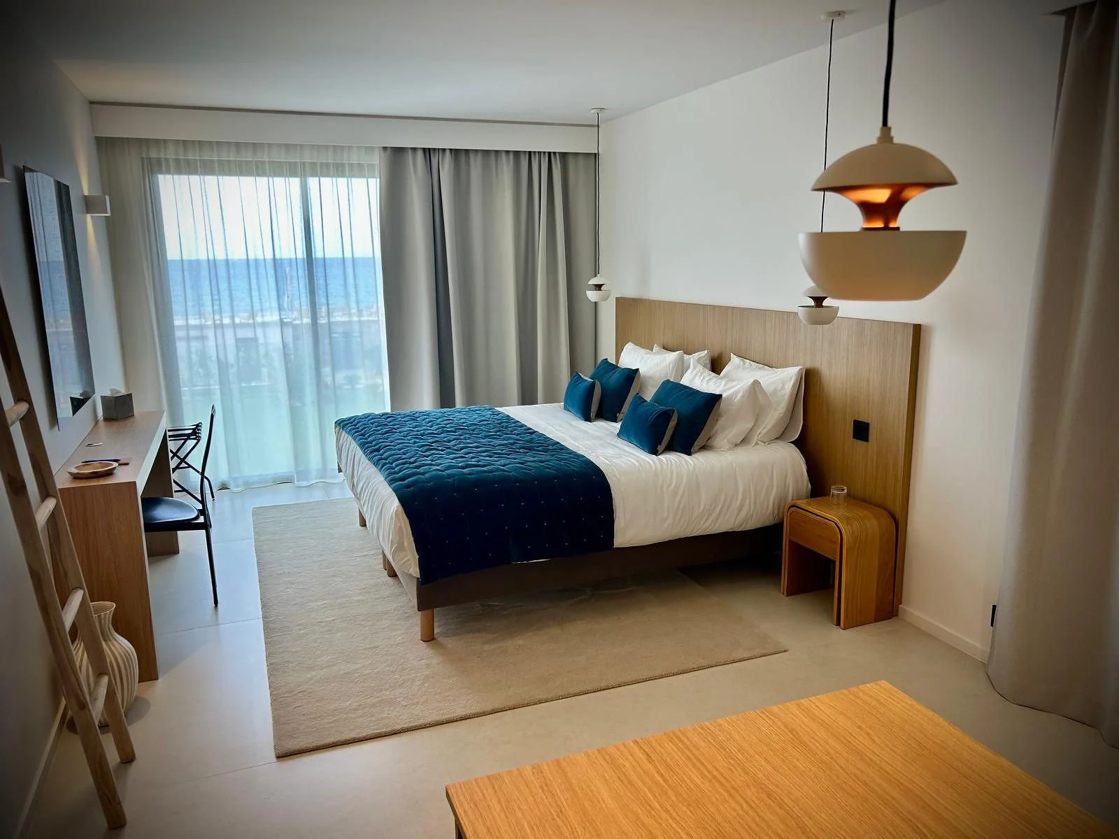 Luxury villa in La Ciotat bedroom with sea view