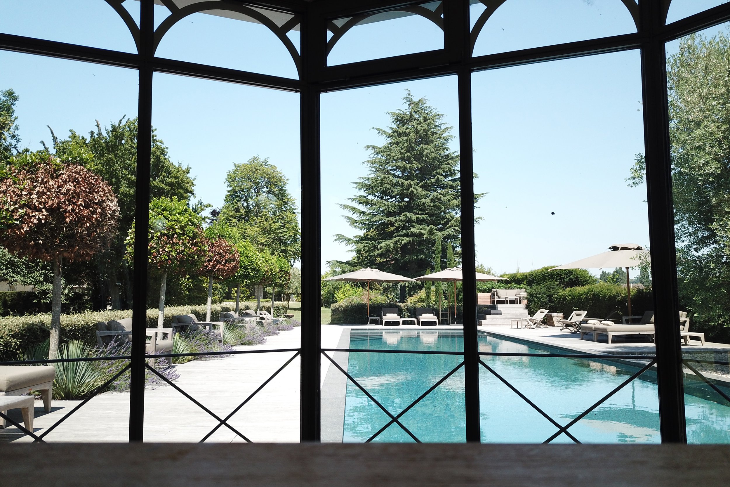luxury villa Thoiry pool