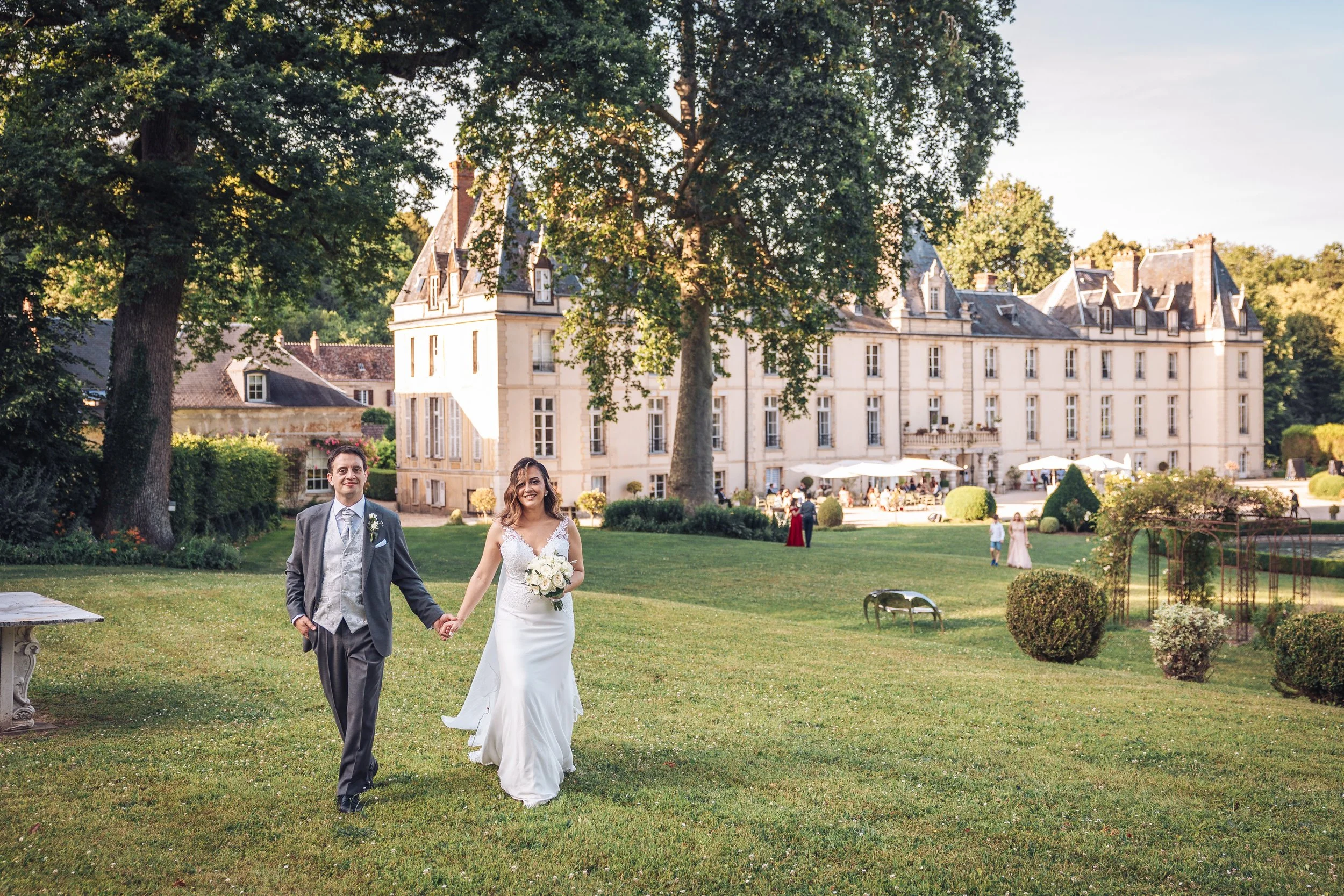 wedding in Vernon château