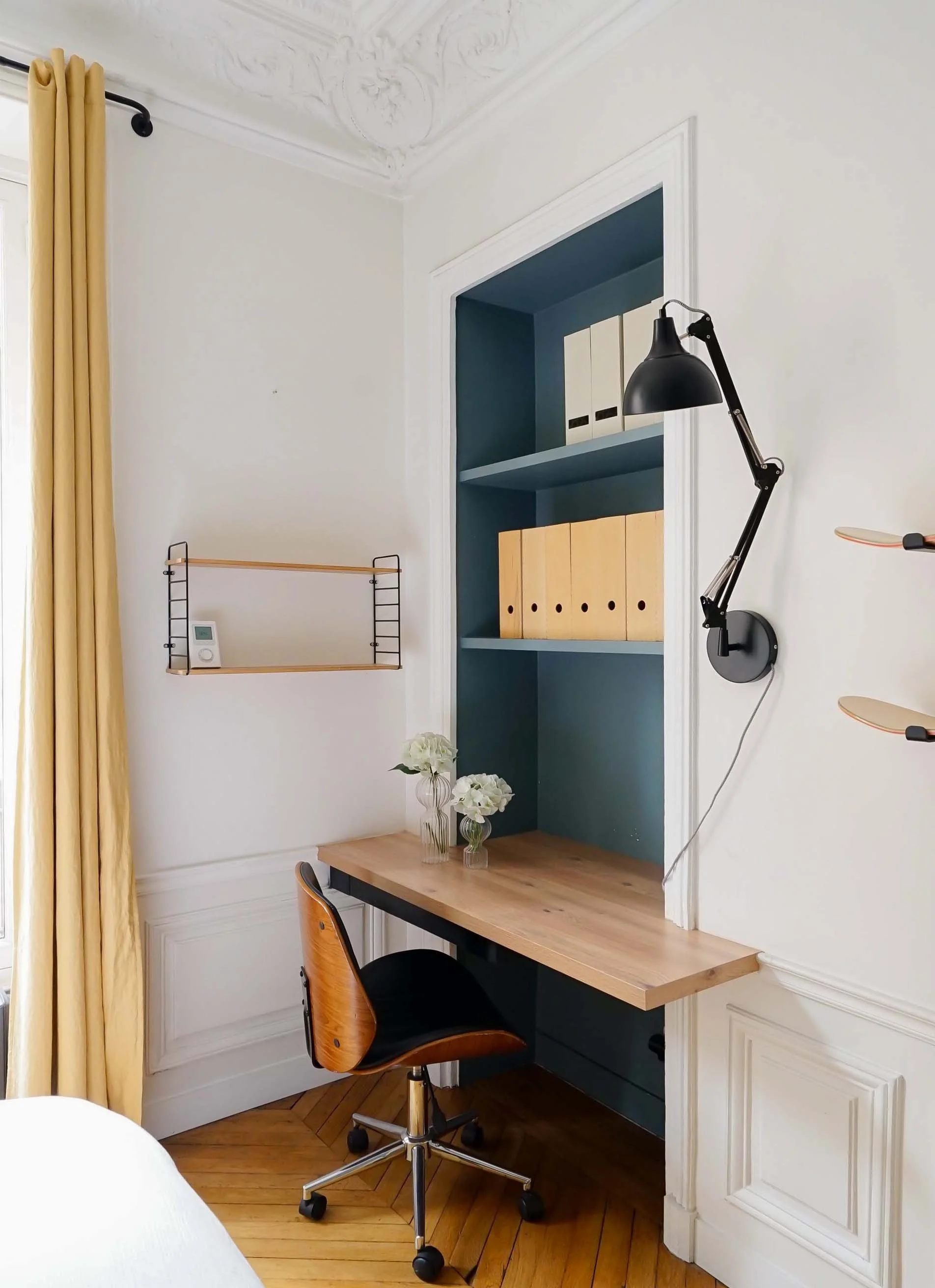 luxury apartment paris mouffetard desk