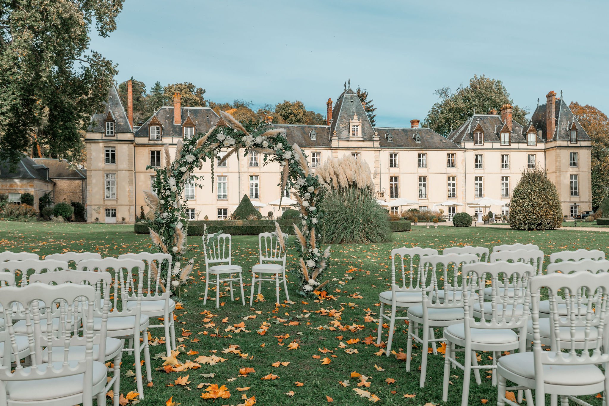 wedding in Vernon château