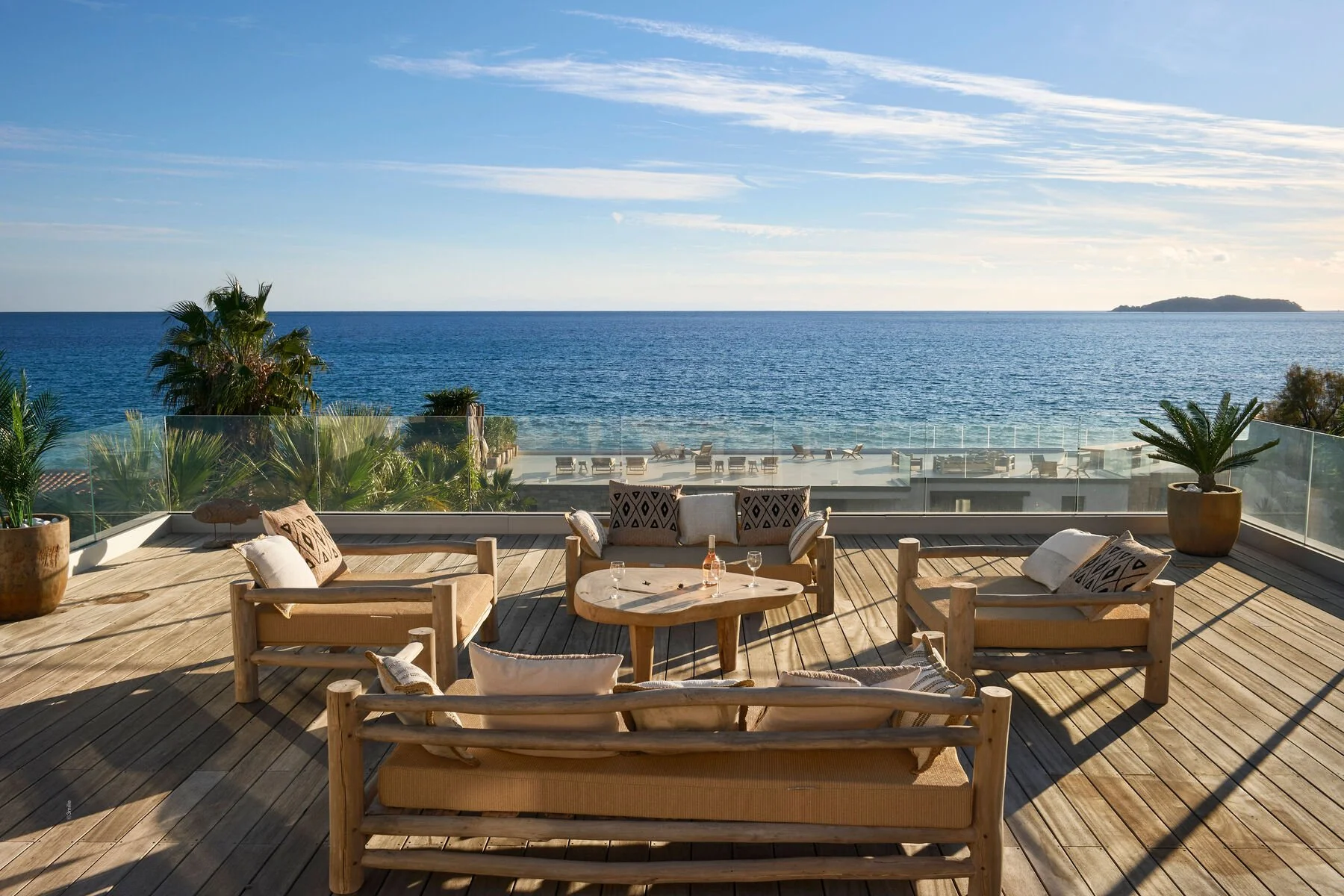 Luxury villa in La Ciotat terrace