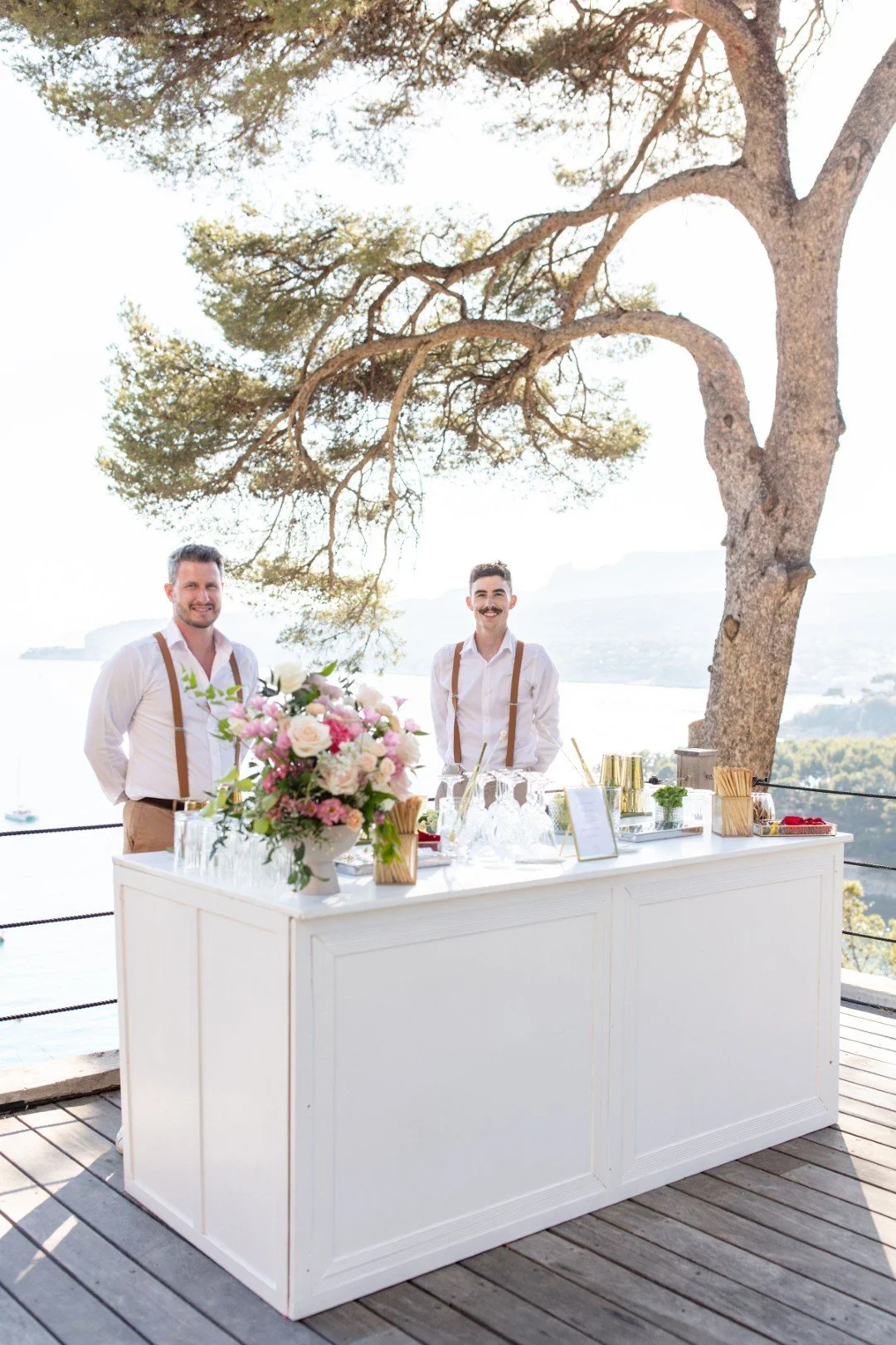 beach wedding venues in France chef