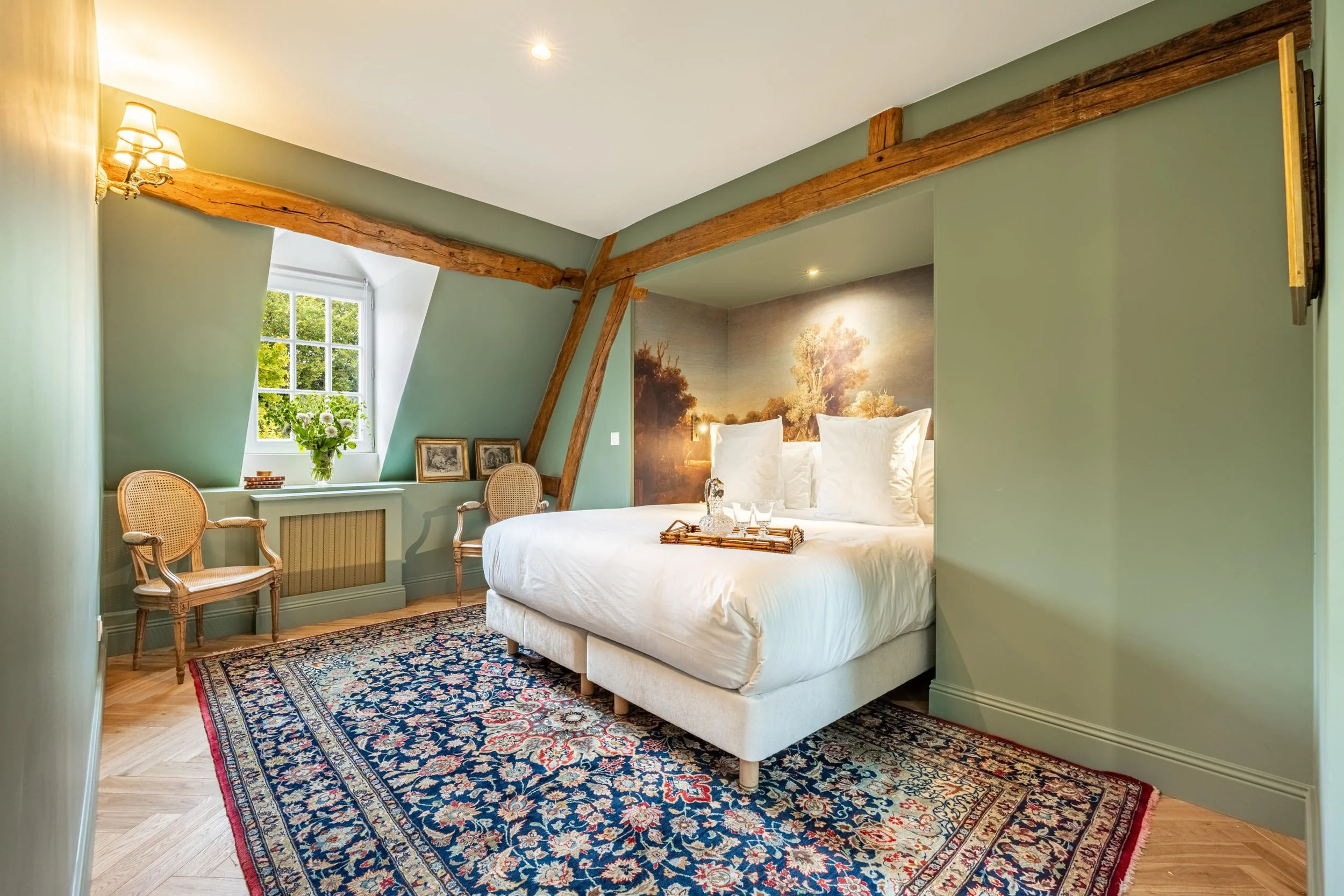 luxury villa lyons la forêt bedroom