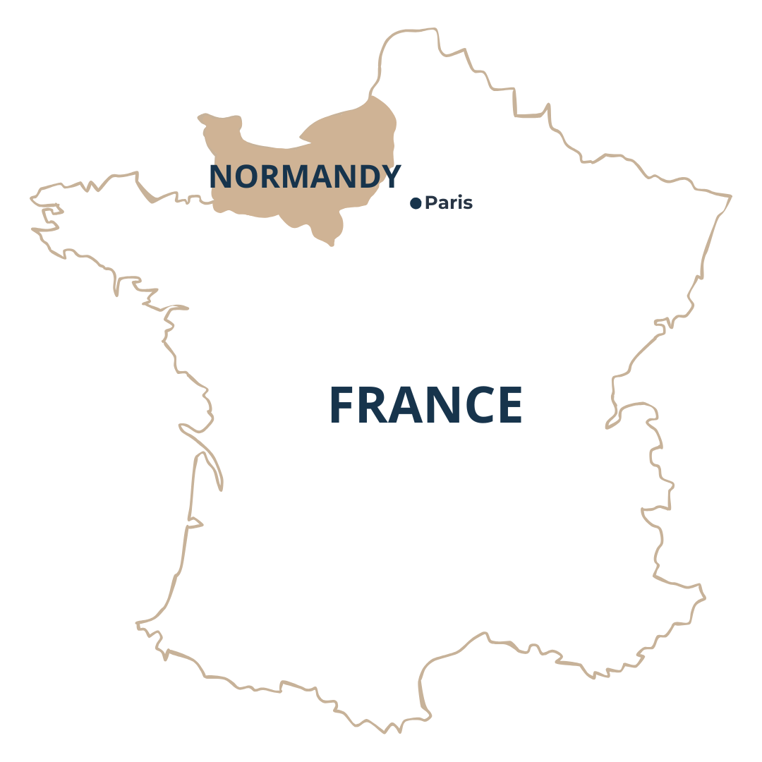 map normandy