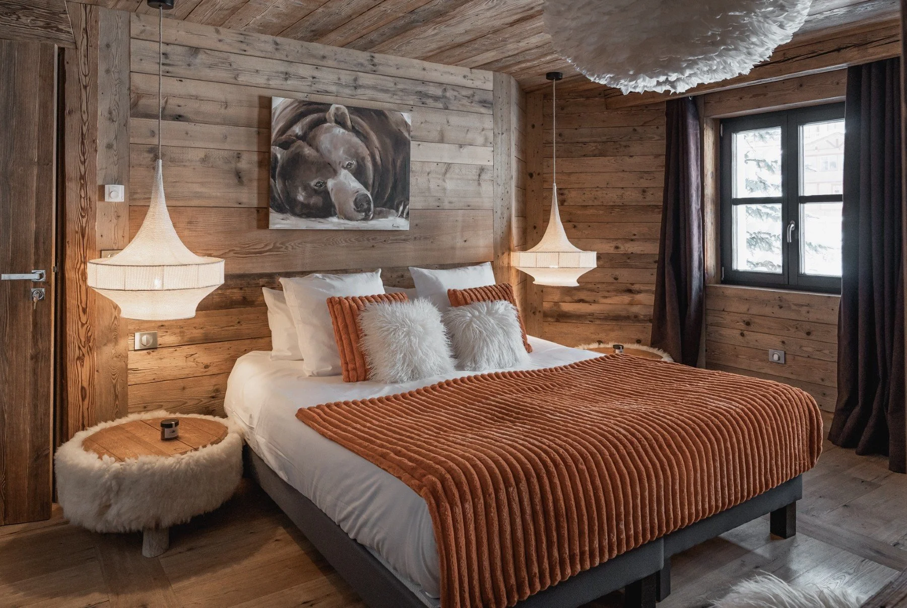luxury chalet in Val d'Isère bedroom