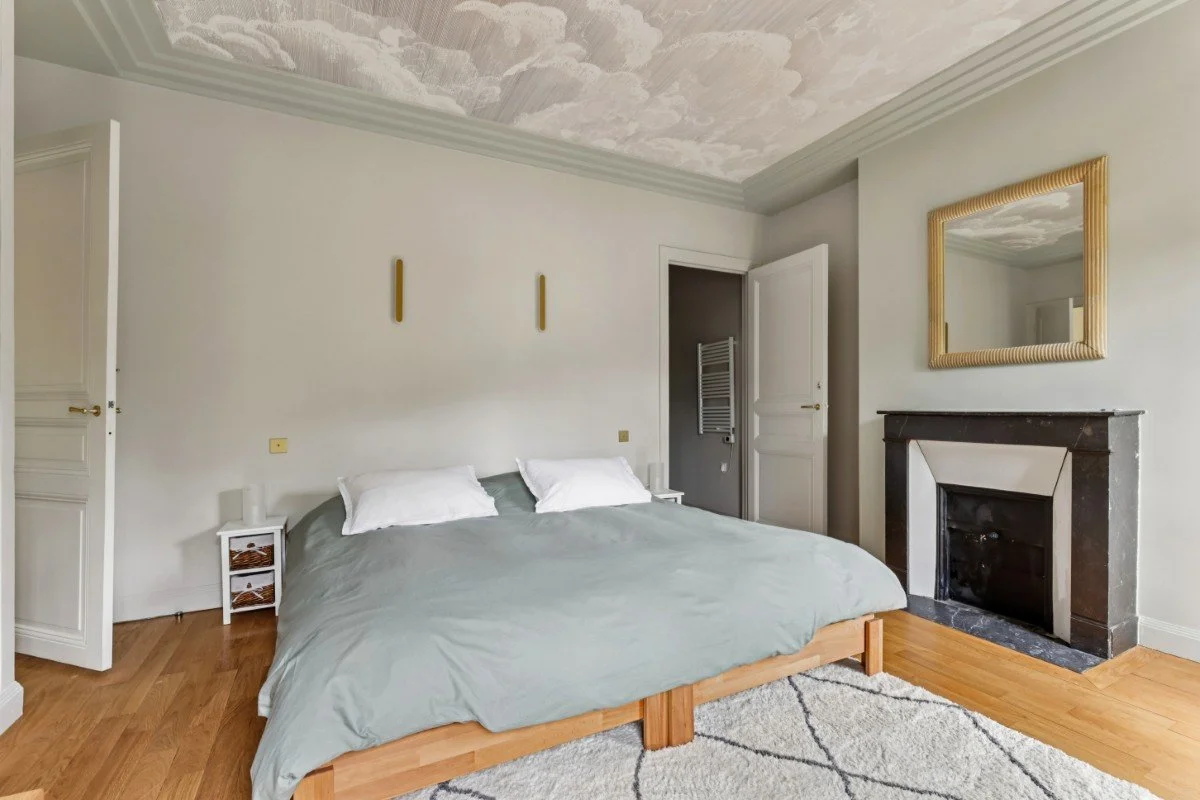 luxury home paris auteuil bedroom