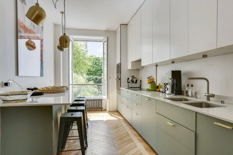 luxury apartment paris mouffetard kitchen