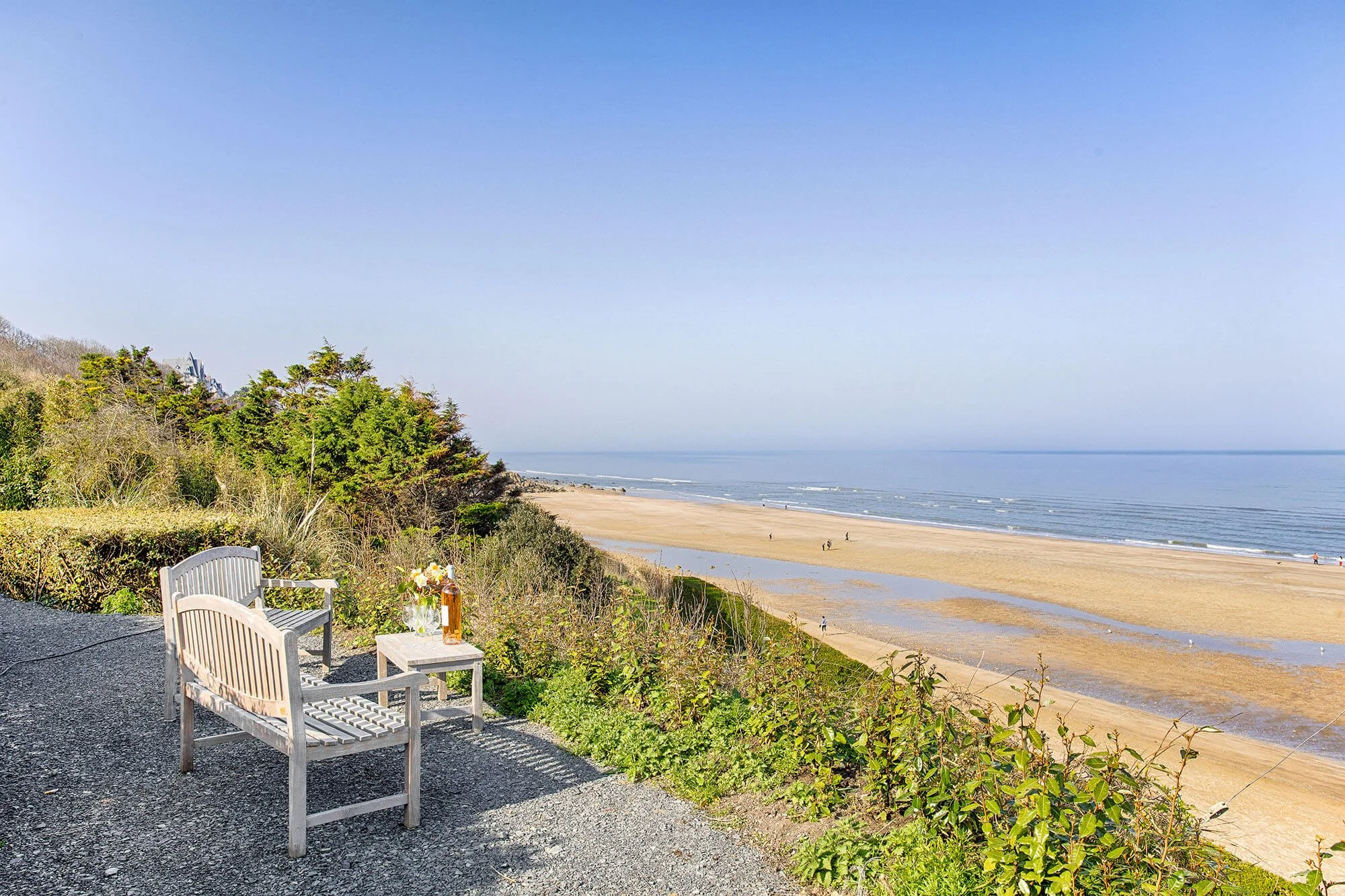 luxury villa in normandy beach