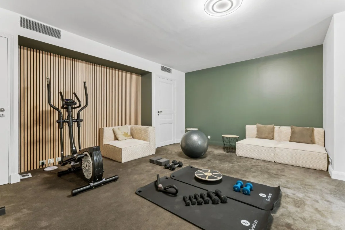 luxury home paris auteuil gym