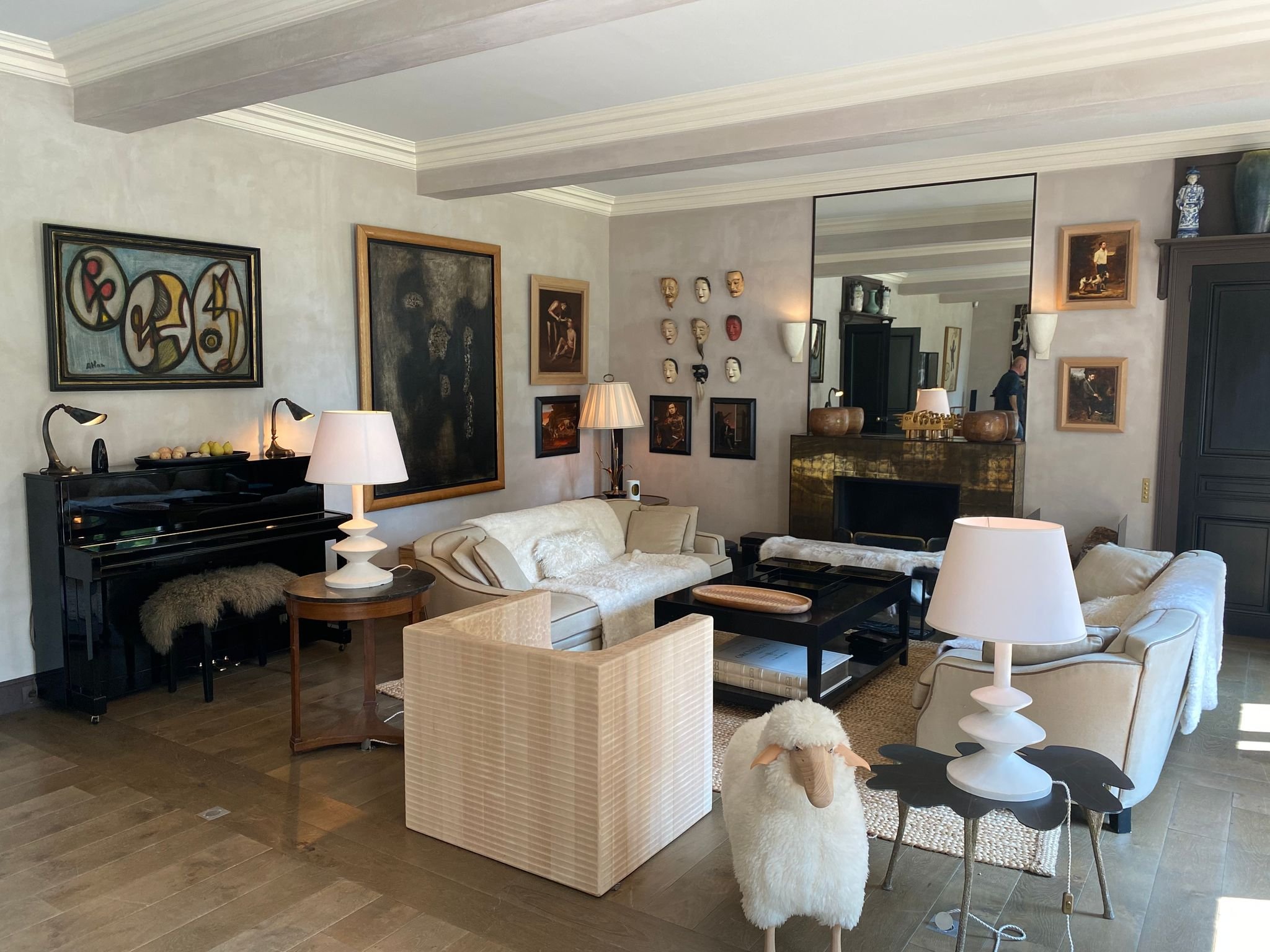 luxury villa Loire living room