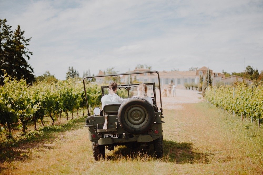 luxury villa Gironde car
