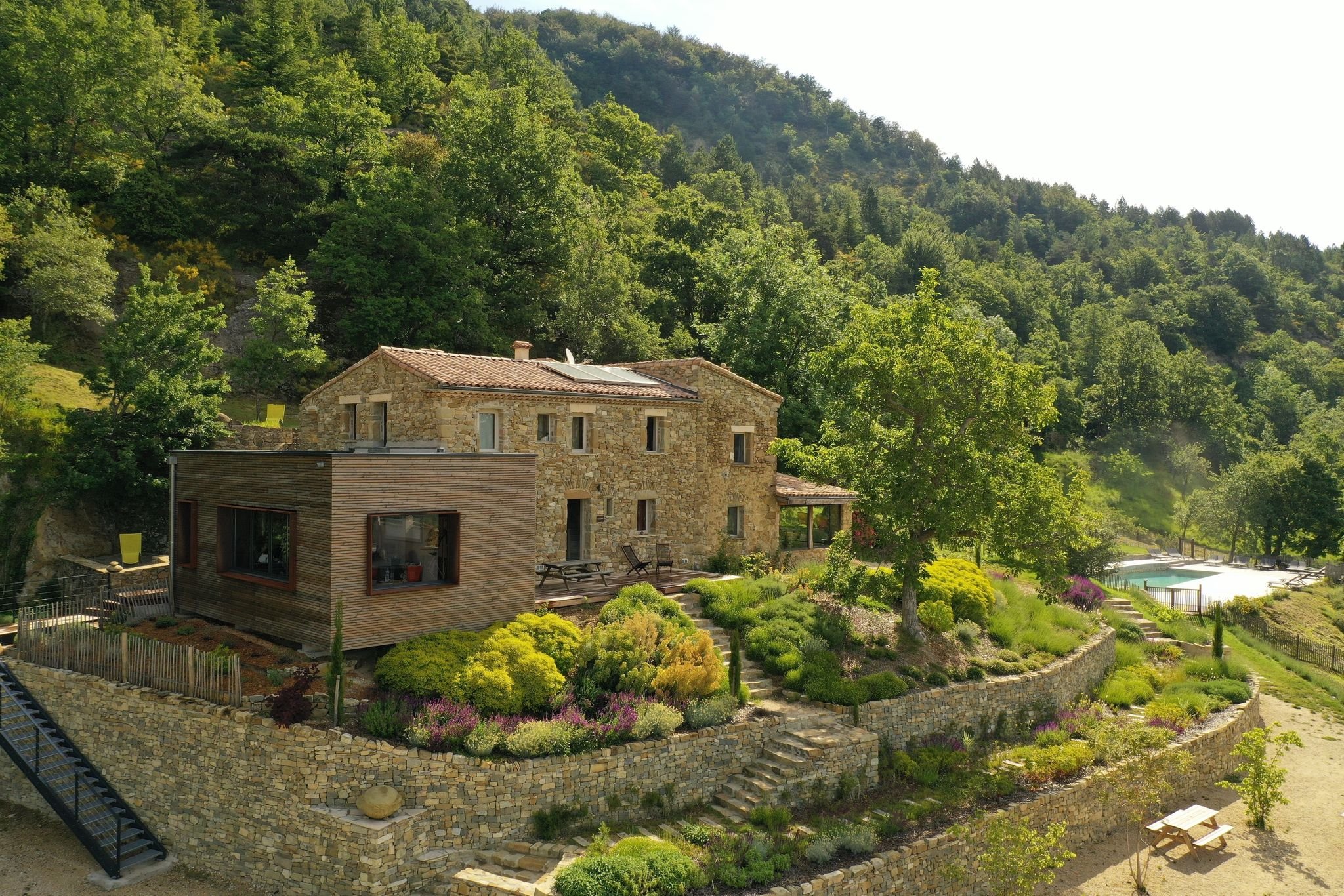 Drôme Provençale luxury villa facade outside