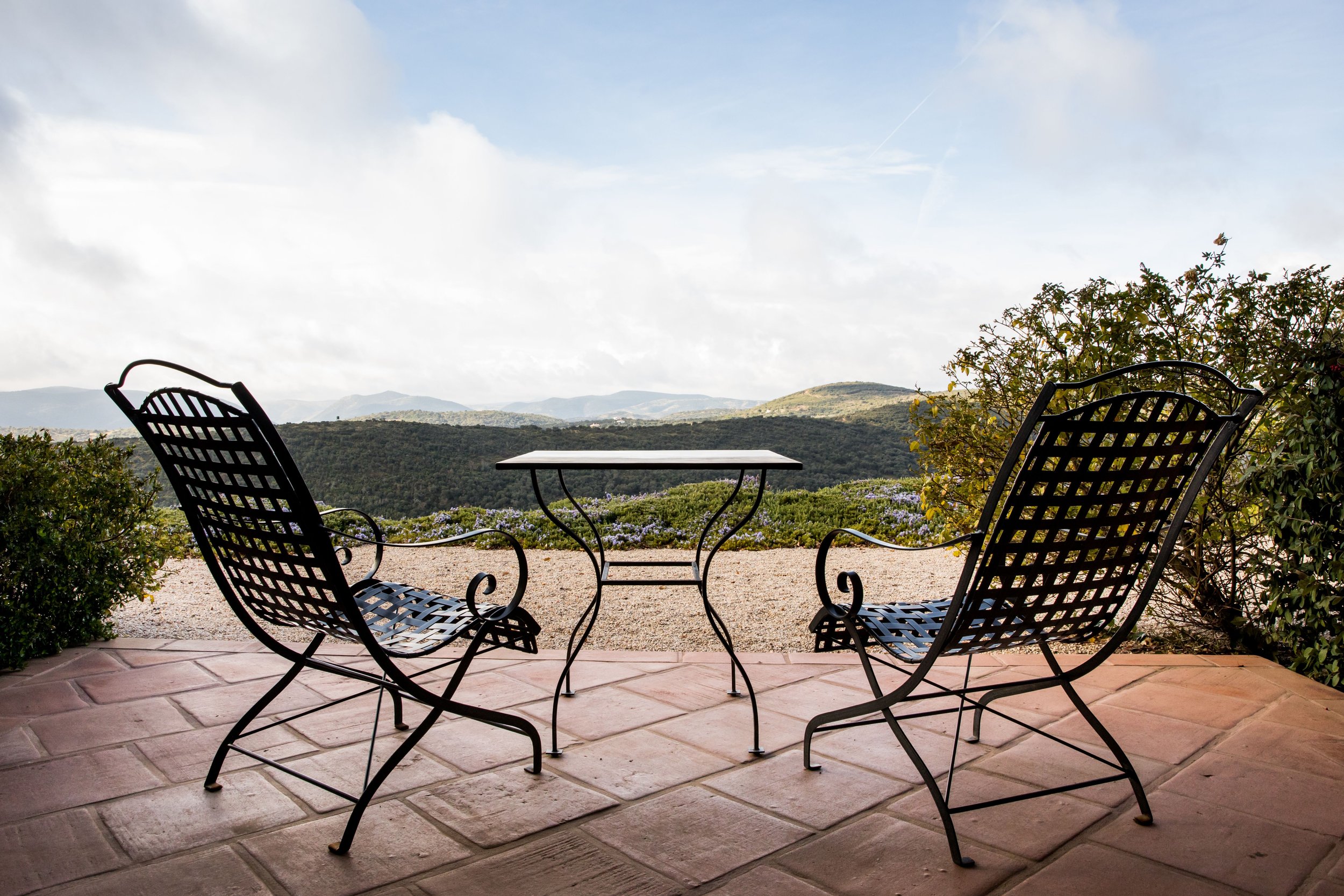 luxury villa Castille terrace