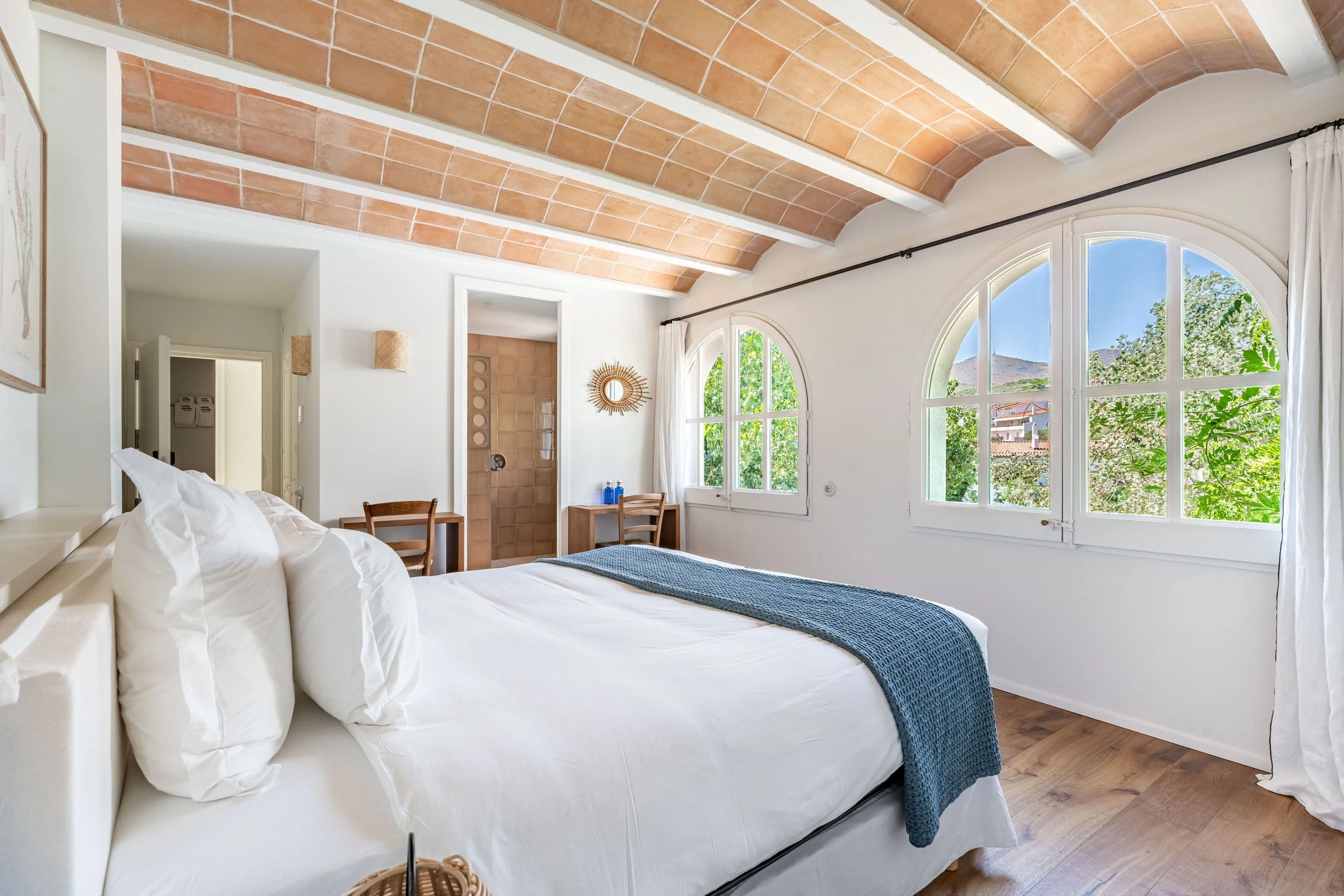 luxury villa in cadaques village bedroom