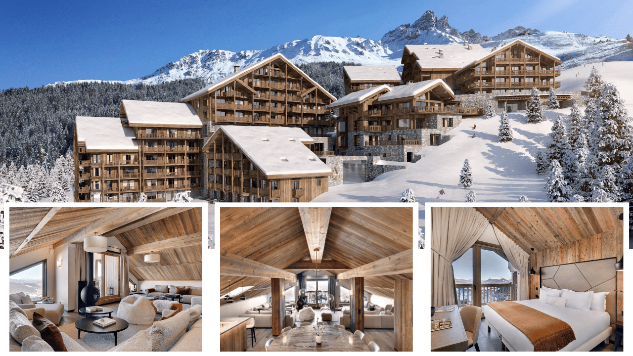 cabin rentals for large groups in Méribel