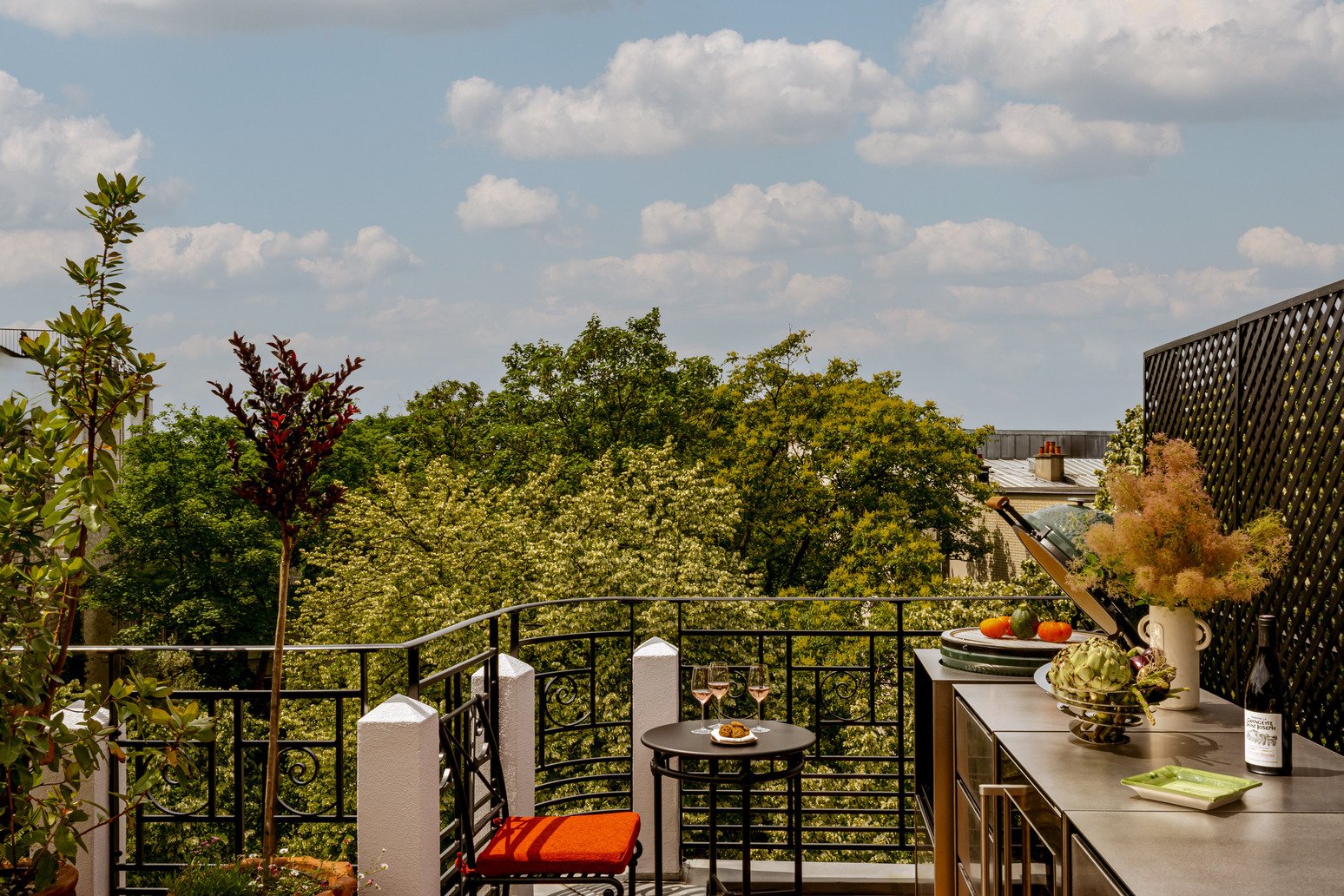 luxury apartment for rent in Paris Montmartre rooftop