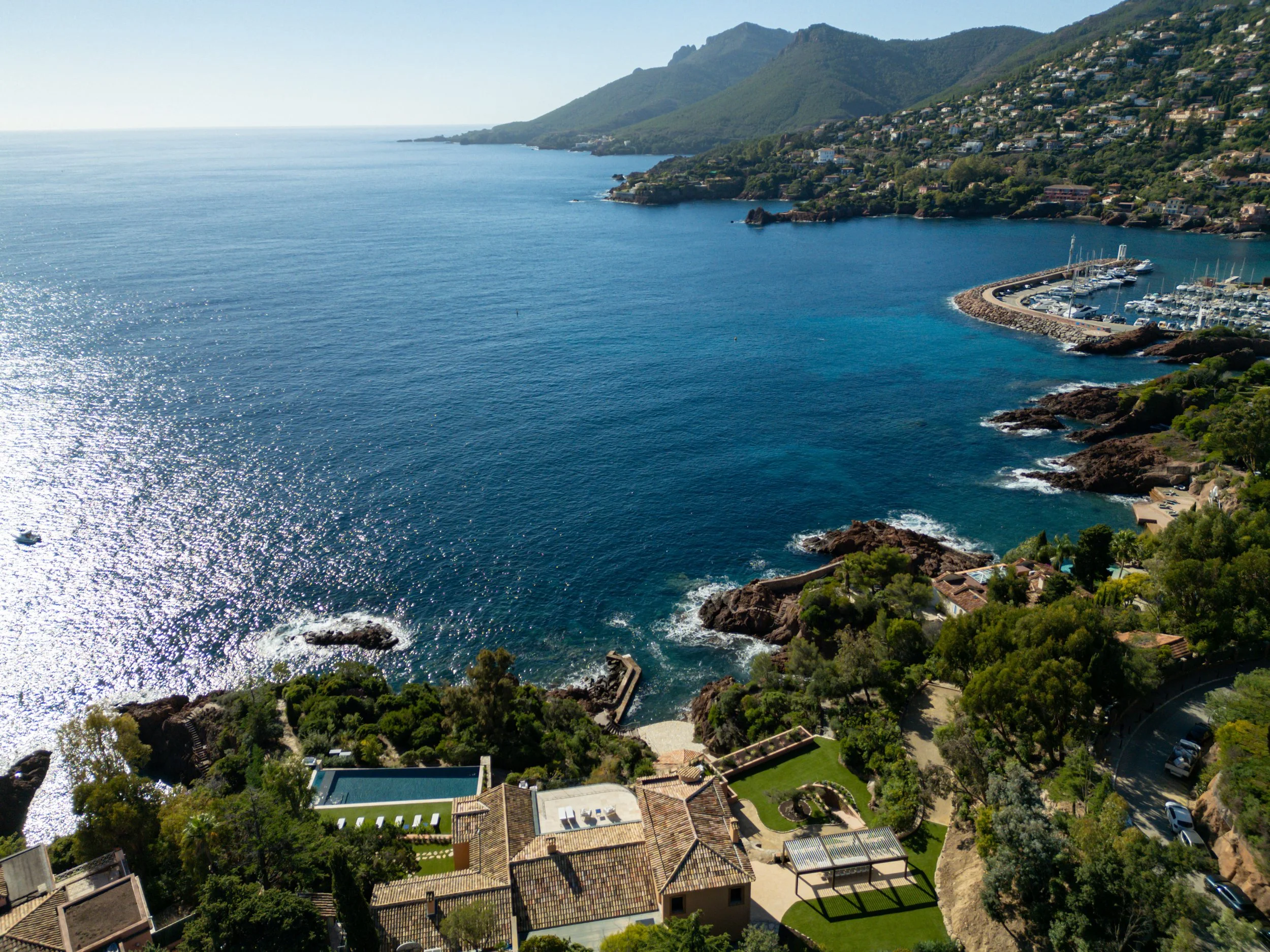 france beach wedding venue with a sea view