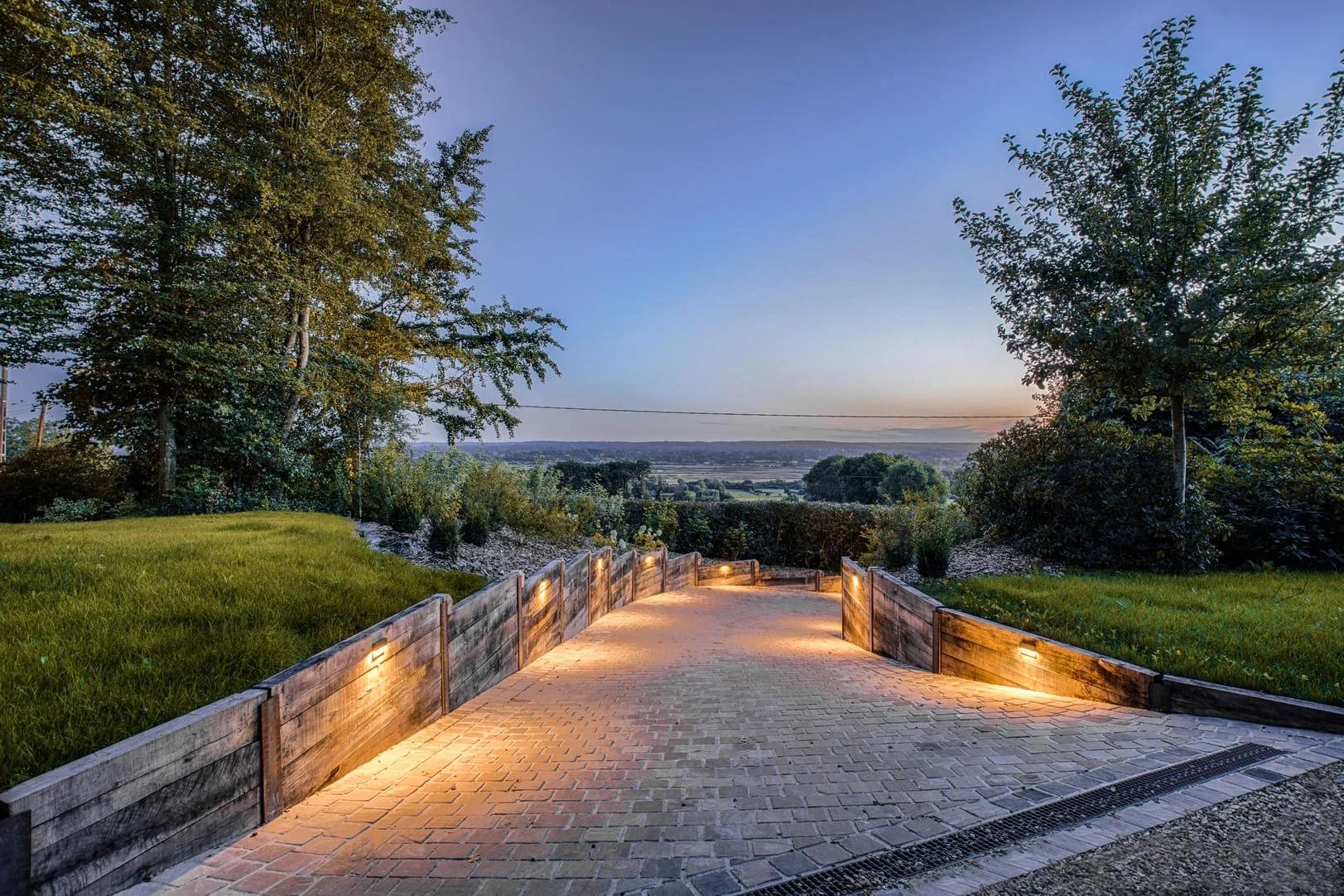 Luxury villa Bonneville garden