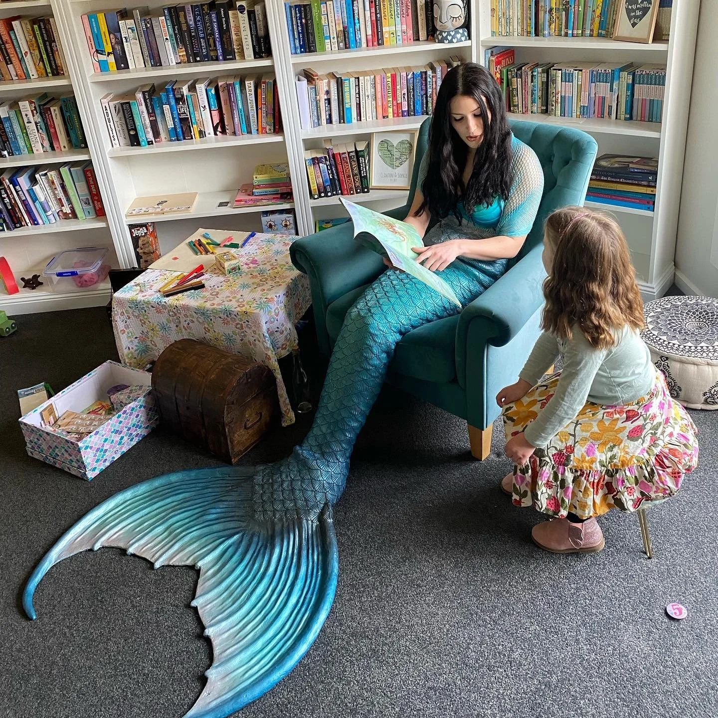 I swam over to wish a very special person a very Happy 5th Birthday today! π It was truly a dream come true! Mermaid appearances now available for bookings in #bendigo Dja Dja Wurrung land and surrounds π§πΌ‍βοΈContact me to add some magic to yo