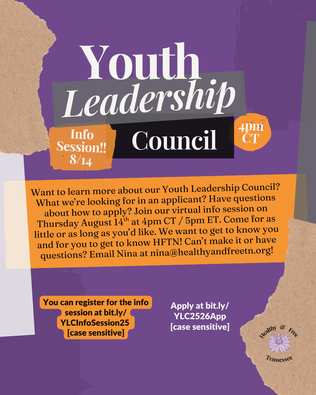 Youth Leadership Council Information Session