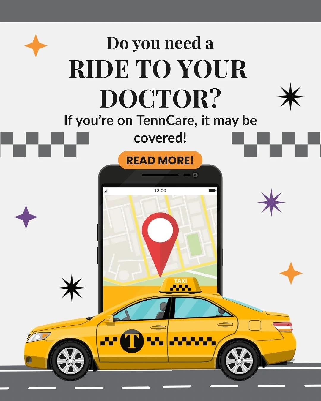 While folks figure out their transportation plans for New Years Eve, let&rsquo;s talk about a TennCare benefit you may benefit from!