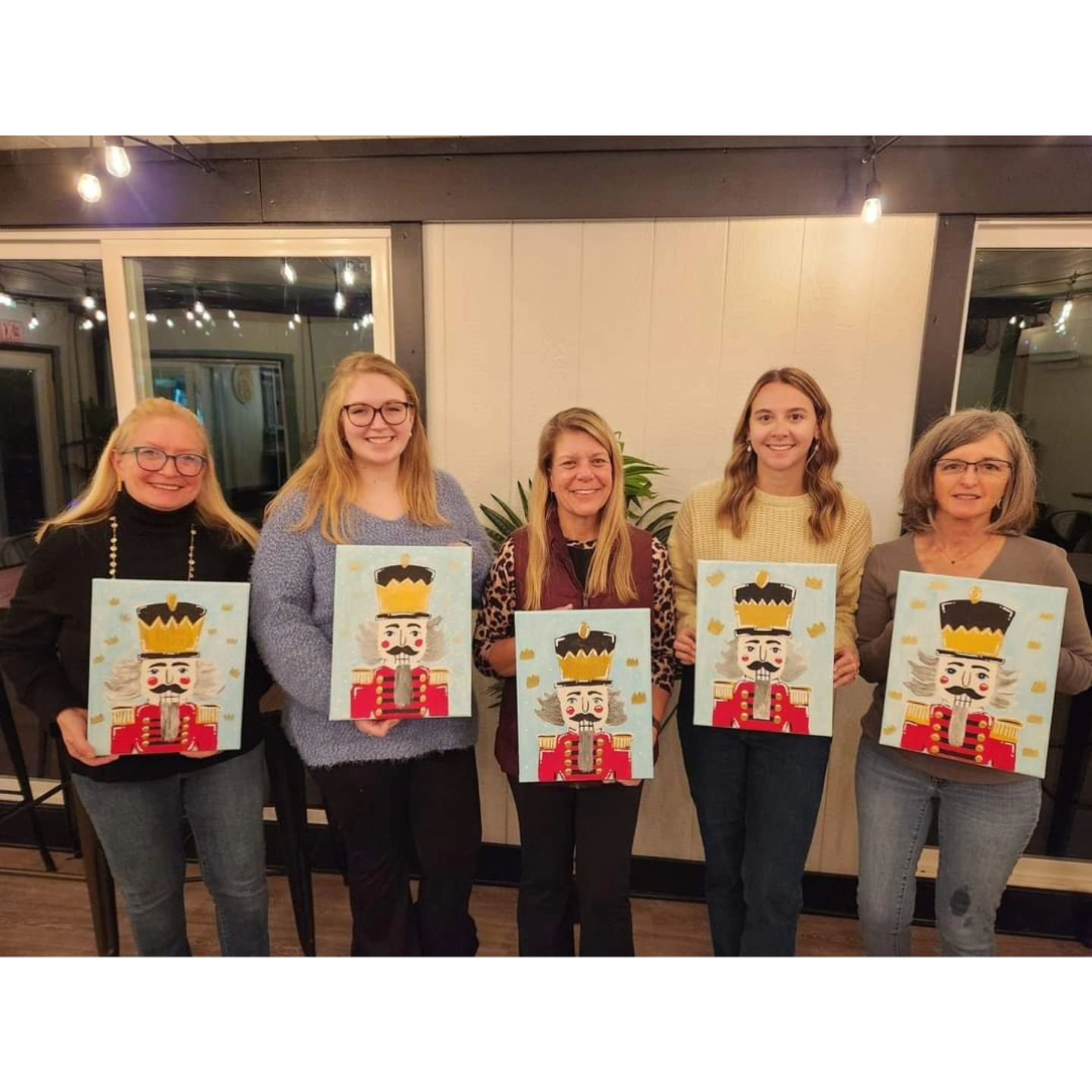 The vibes outside were damp and dreary, but the vibes inside were 110% warm and HOLLY JOLLY! 

Thank you for everyone who came out to Painters Choice Nutcracker Art Party *Natural Bridge*! It was SO FUN hanging with you all. An extra big thanks to @r