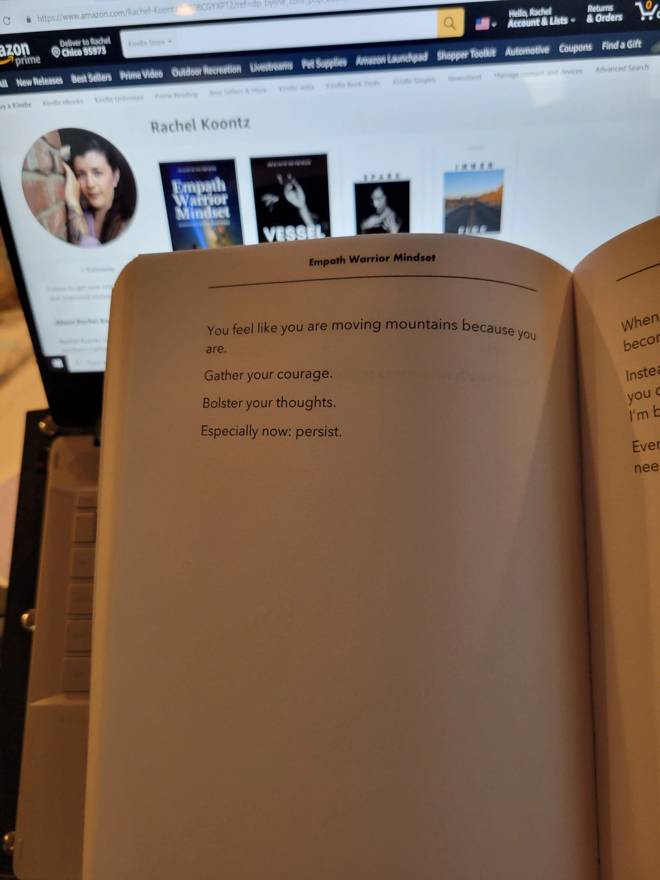 Empath Warrior Mindset Book by Rachel Warmath