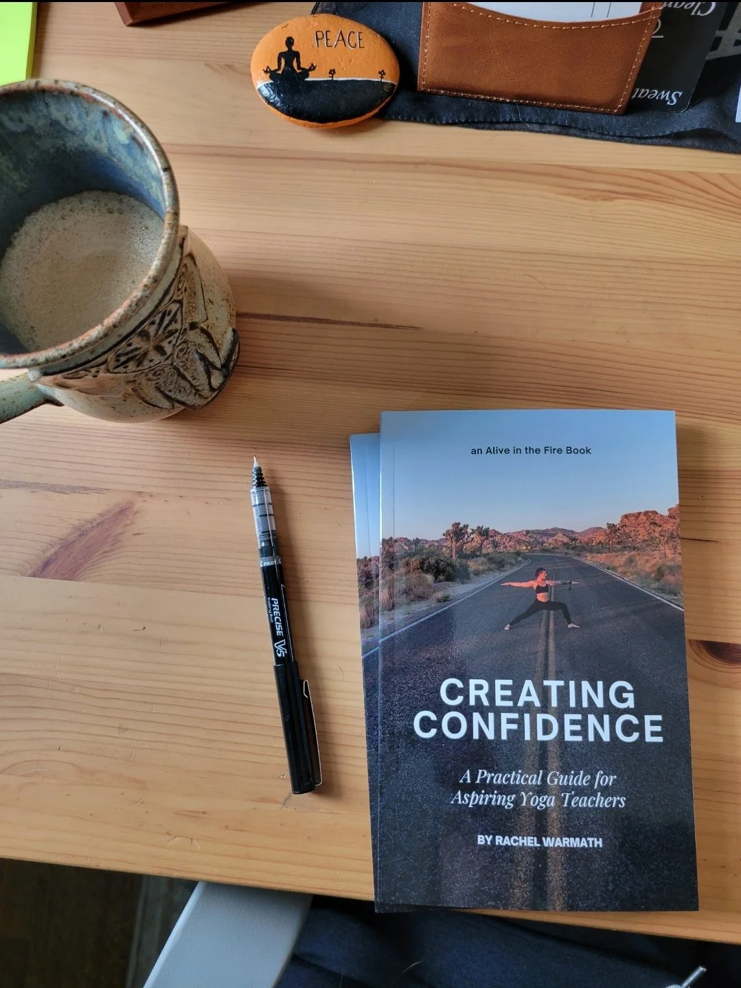 Creating Confidence by Rachel Warmath a book for yoga teachers