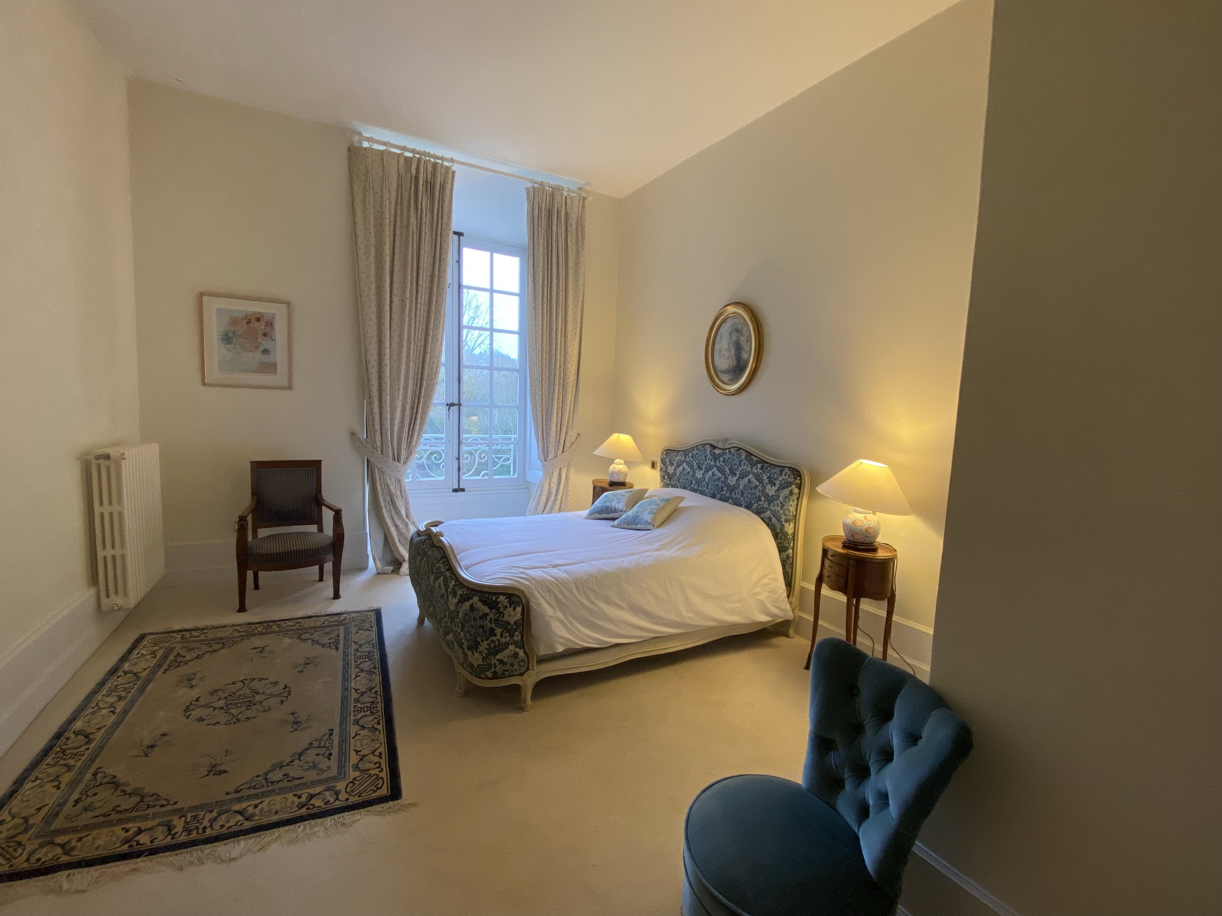 Chambre bleue