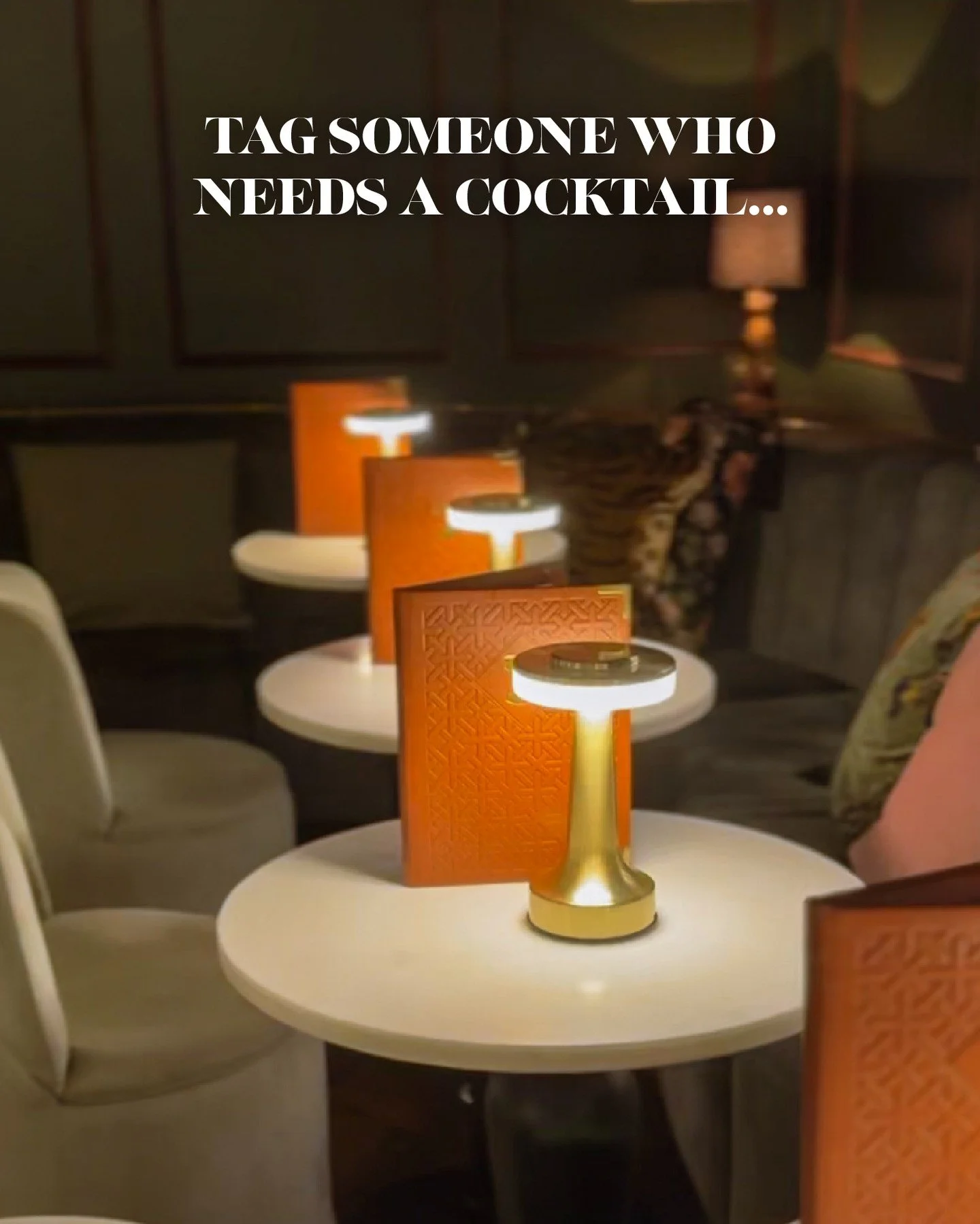 We&rsquo;ve got a table with your name on it&hellip; now all you need is a cocktail! Tag someone who deserves a drink this weekend 👀🍸