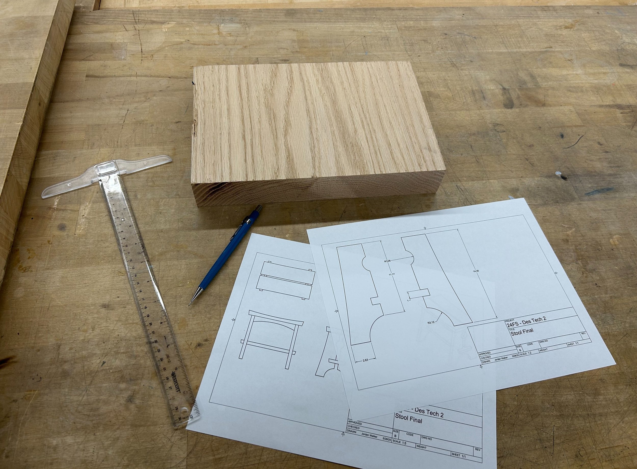 Measuring out and Dimensioning parts