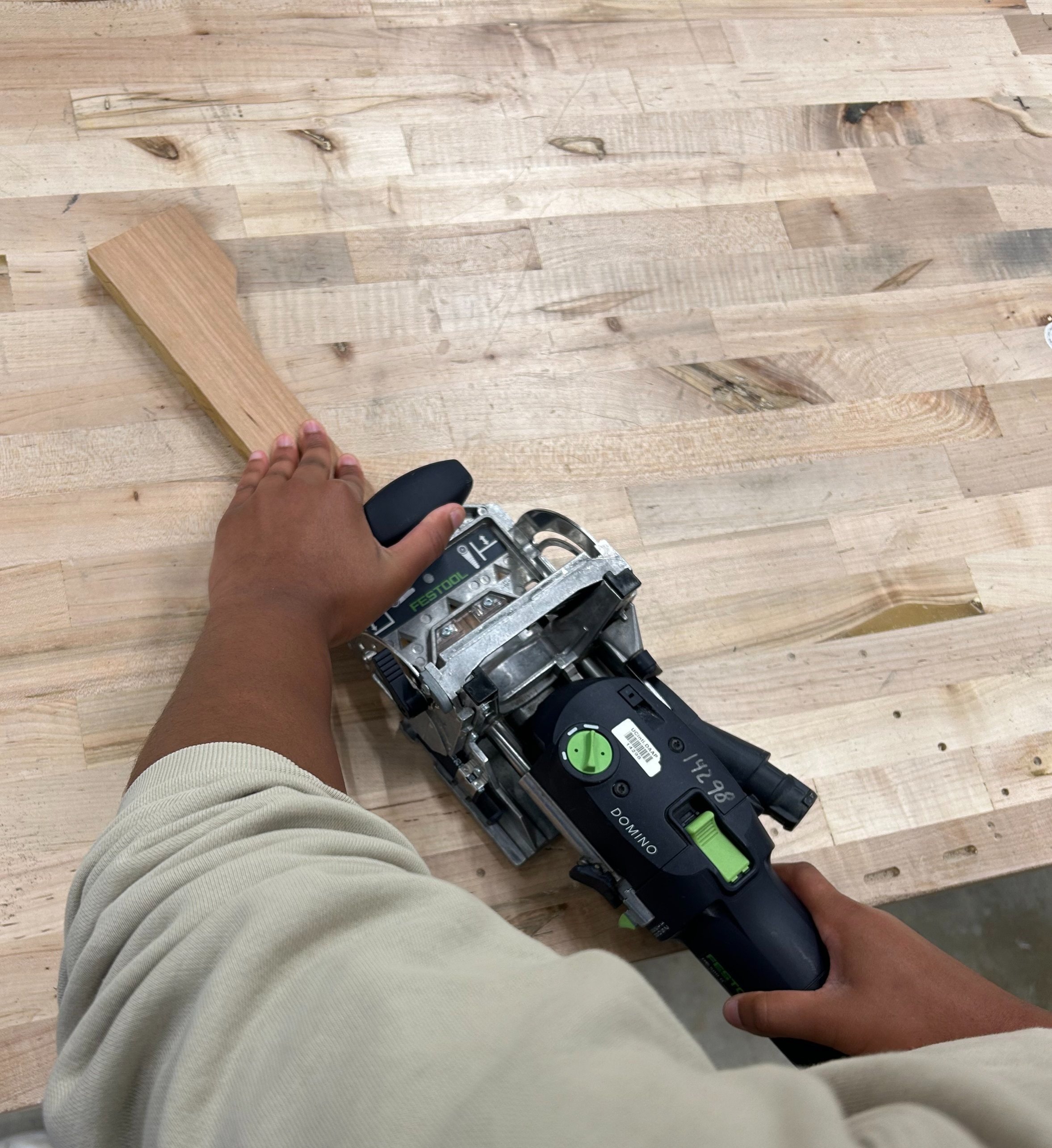 using a domino jointer for the floating tenons