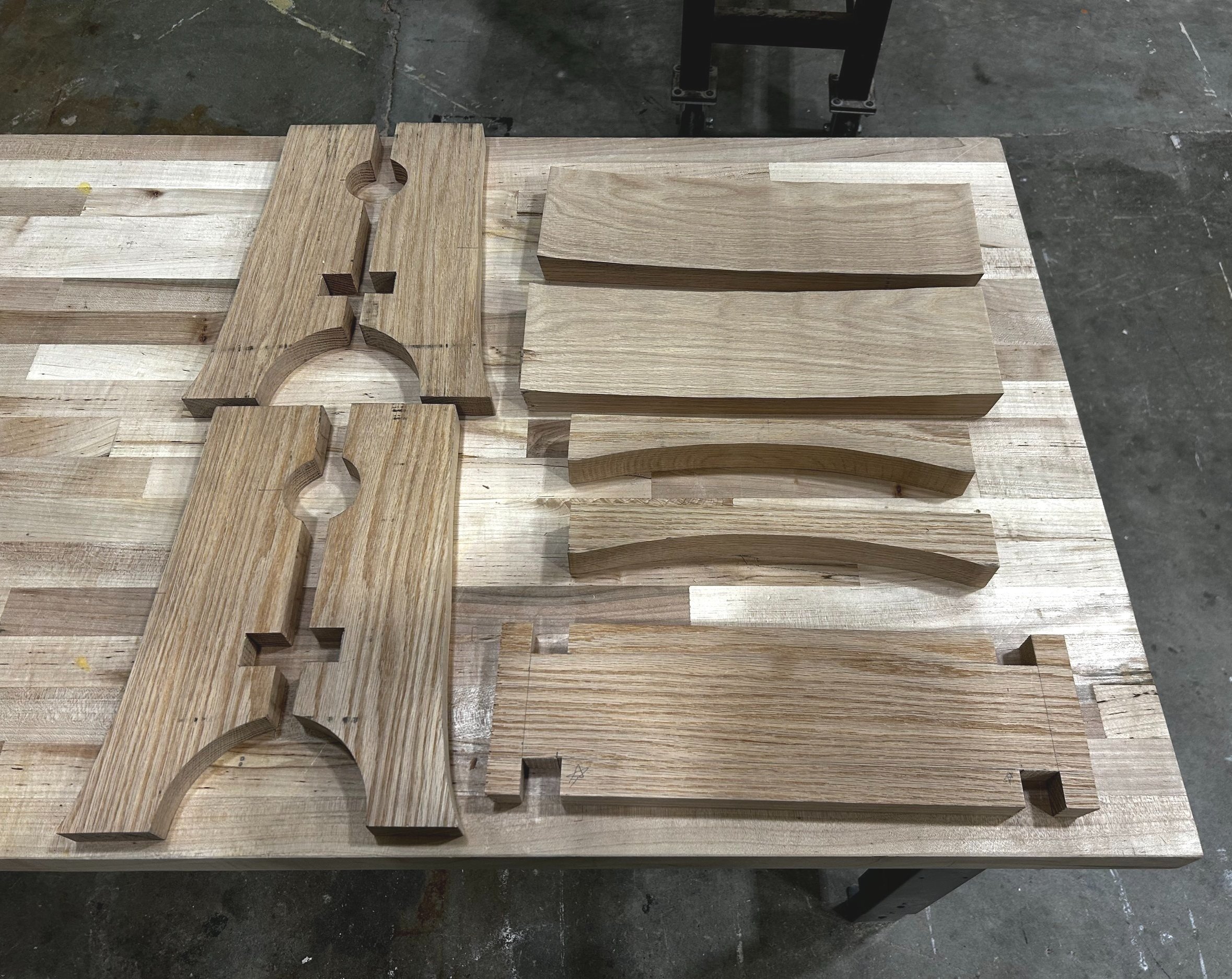 all parts are cut out and shaped