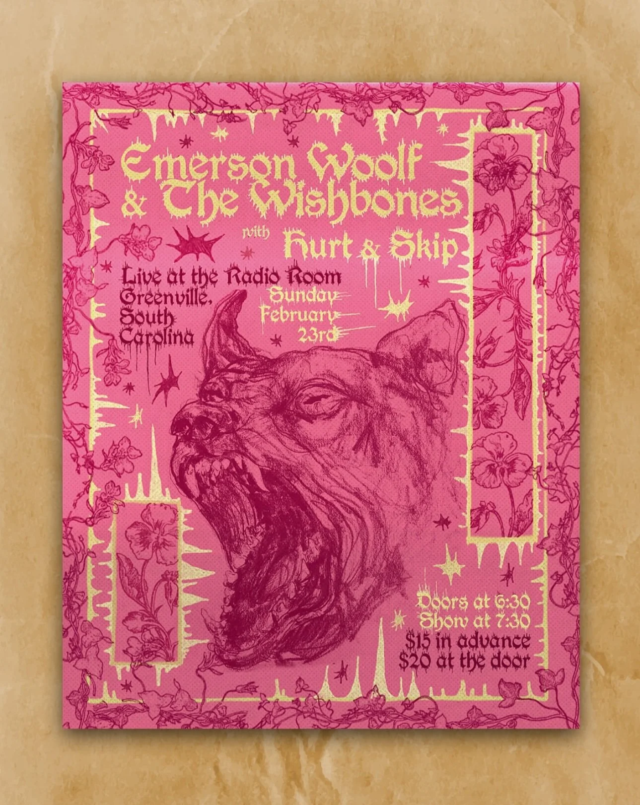 Emerson Woolf Tour Poster