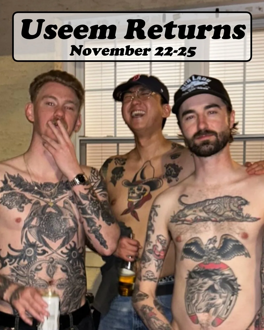 The Strongman From Seoul @useemtattoo will be sitting in with us again next weekend. Reach out directly to book some time with him. Going to be a live weekend, can&rsquo;t wait to see our guy again 💛