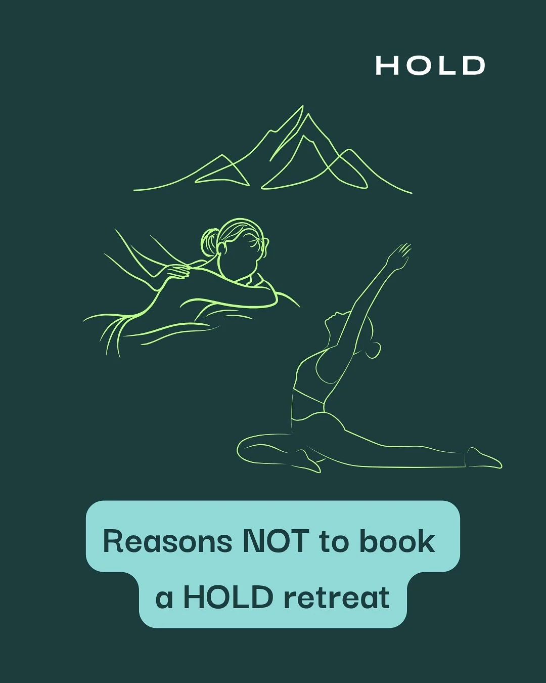 Because honestly&hellip; who wants to feel rested, reconnected, and completely reset? 🙃

In case you DO enjoy moving your body with intention, eating soul-nourishing food, laughing with like-minded people, and remembering what it feels like to exhal
