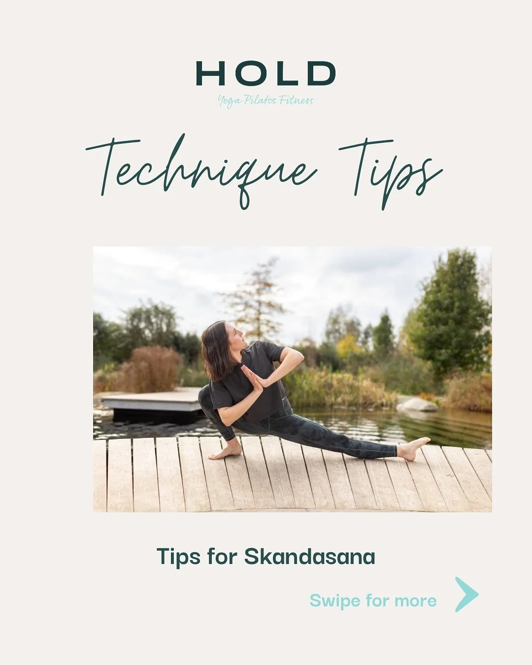 Strong. Fluid. Grounded. 
 Skandasana teaches us to move with control, stay open through challenge, and find grace as we open and get low.

Swipe for five simple tips to refine your Cossack Lunge, and feel more stable, spacious + alive in the pose.

