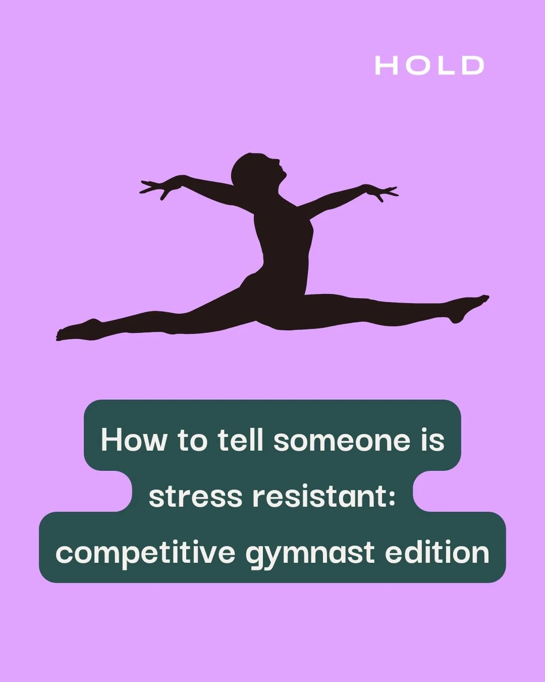 Former gymnasts are built different 🤸🏻&zwj;♀️✨
 Serene face, internal chaos, and a nervous system that learned &ldquo;breathe and stick it&rdquo; before it learned long division.

Competitive gymnastics didn&rsquo;t just teach skills. It taught str