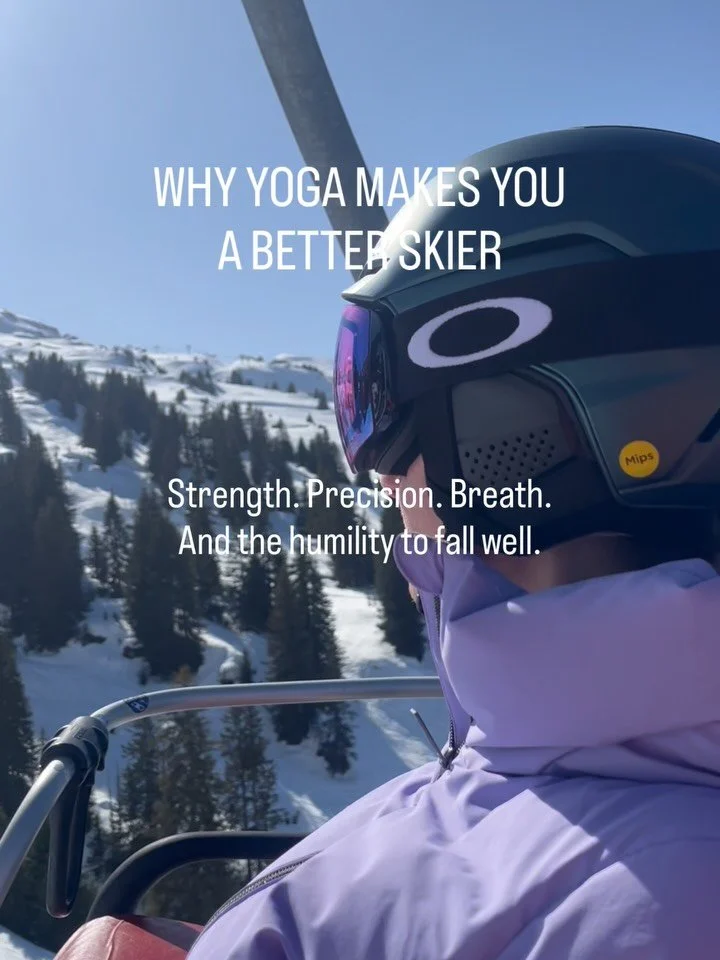 Every morning, as I wrestle my feet into ski boots that feel like medieval armour, I silently thank every lunge, squat, and ankle drill I&rsquo;ve ever taught.

Mobility is freedom. Perhaps especially at 2,000 metres. 🎿

#yogaoffthemat #yogahelps #y
