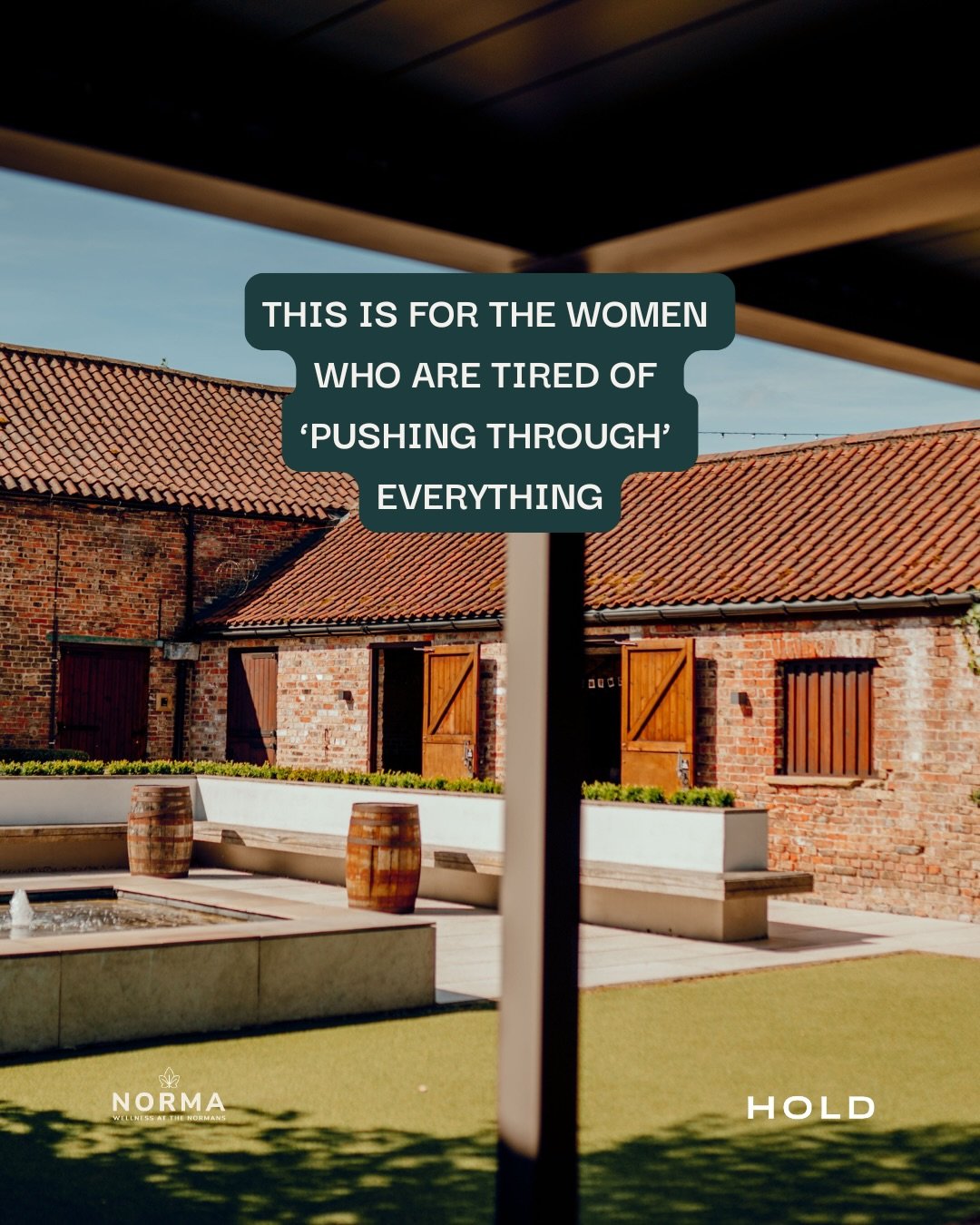 If you&rsquo;re the woman everyone relies on, chances are you&rsquo;ve become very good at pushing through.

Through tiredness, through stress, through the signals that tell you something needs to change.

And for a while, that strategy works. Until 