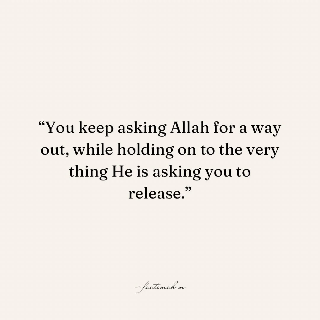 When Allah Keeps Showing You, But You Keep Looking Away