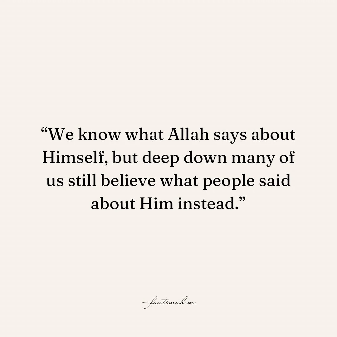 The Saddest Reality is that We Believe People over Allah